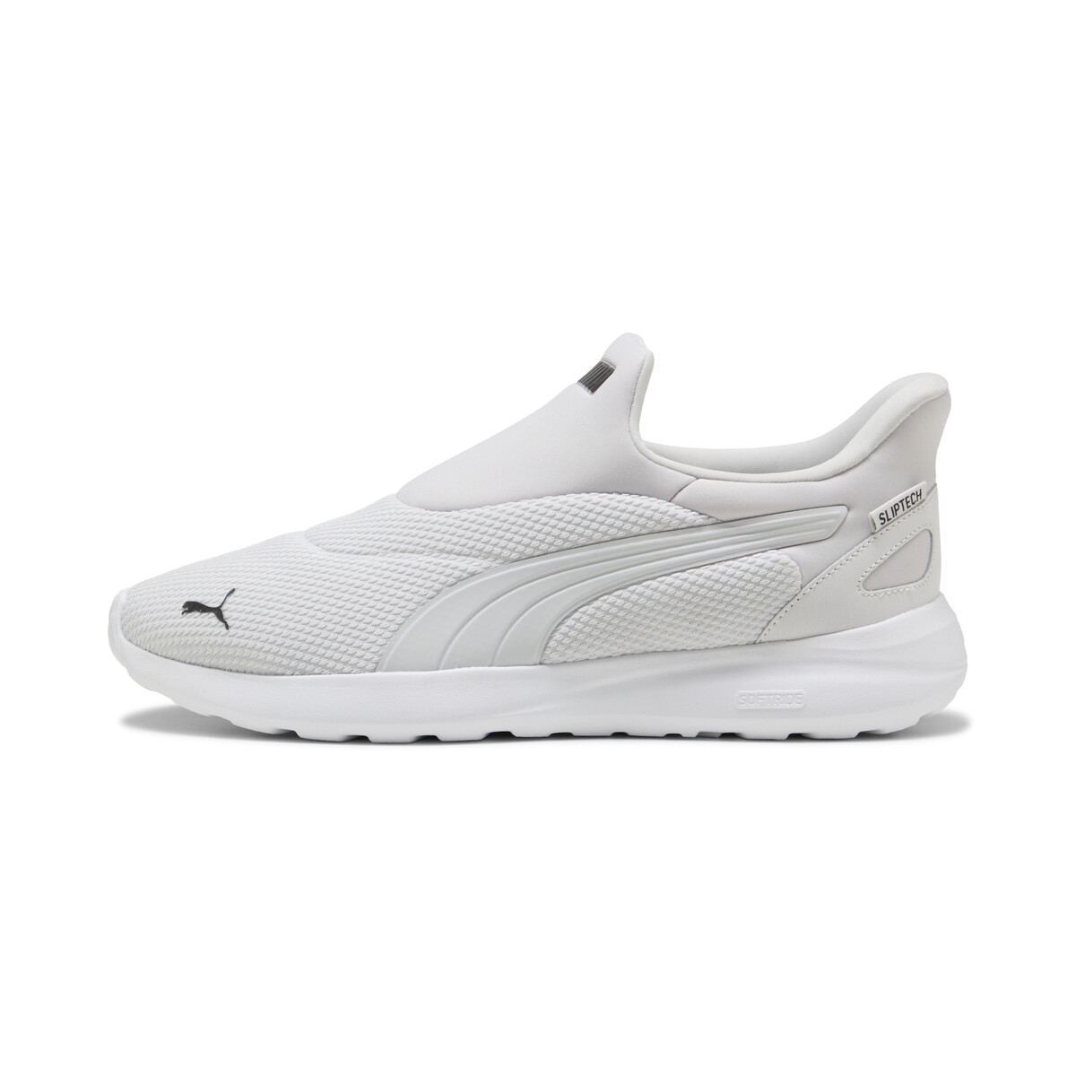 SOFTRIDE Cosmic SLIPTECH™ Sneakers Unisex in Feather Gray/Black by PUMA, UK 7