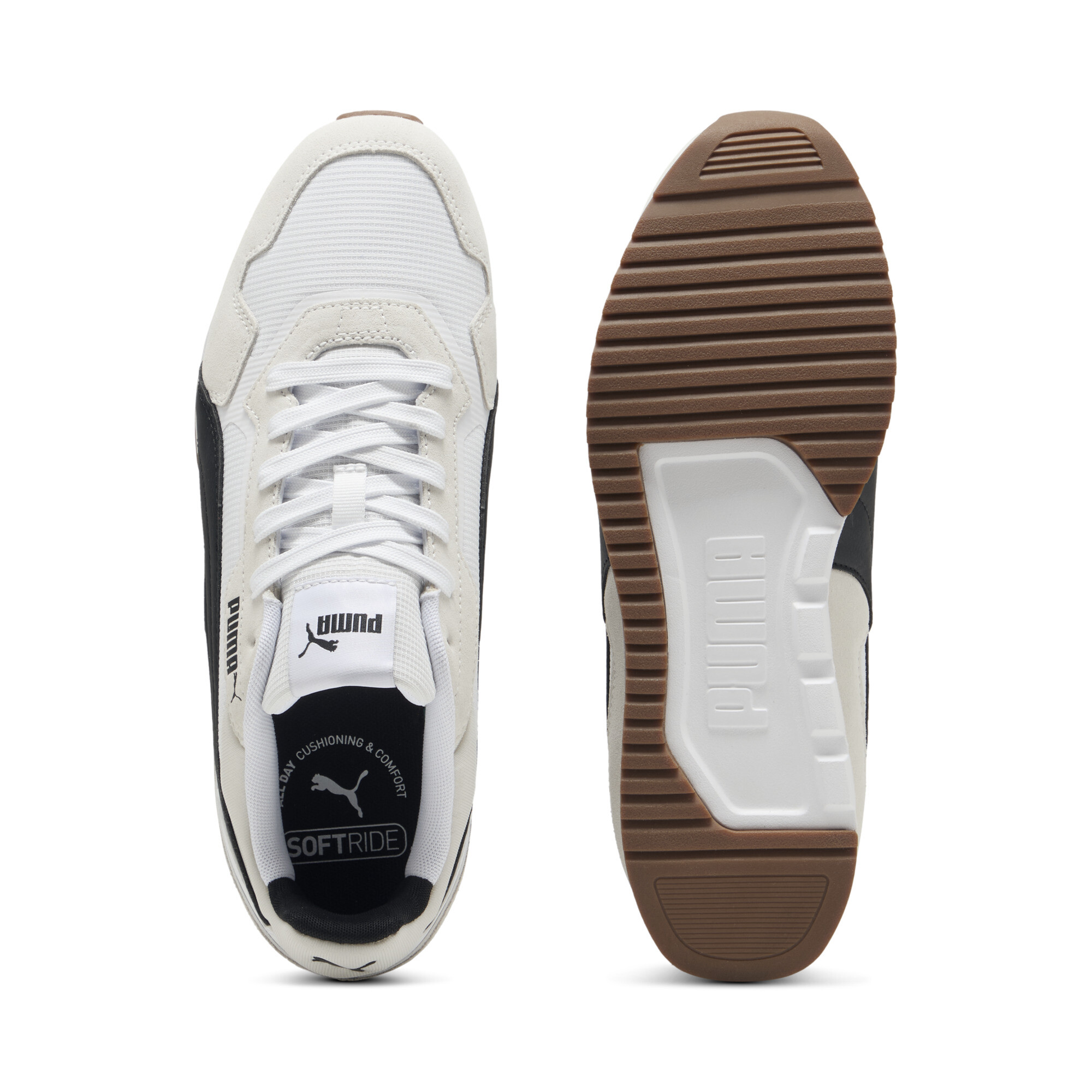 PUMA SOFTRIDE ST Miler sneakers, Zwart/Grijs/Wit, Maat 42 thumbnail 4