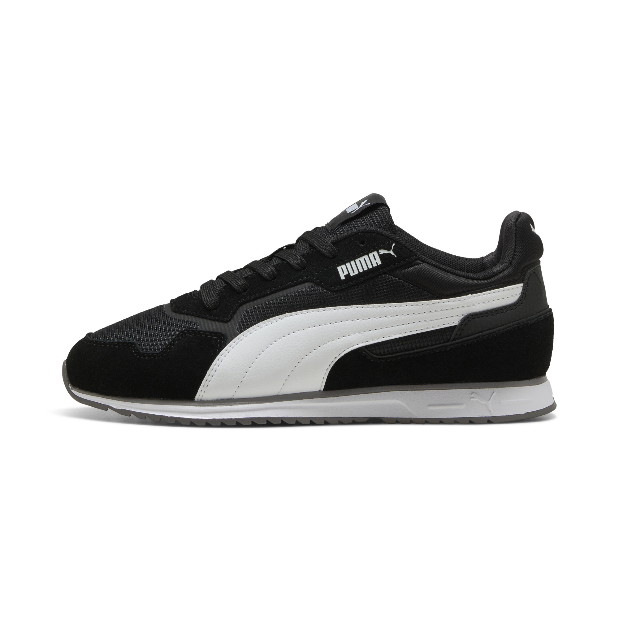 PUMA SOFTRIDE ST MILER Unisex Shoes in Black/White/Strong Grey - 402635_03