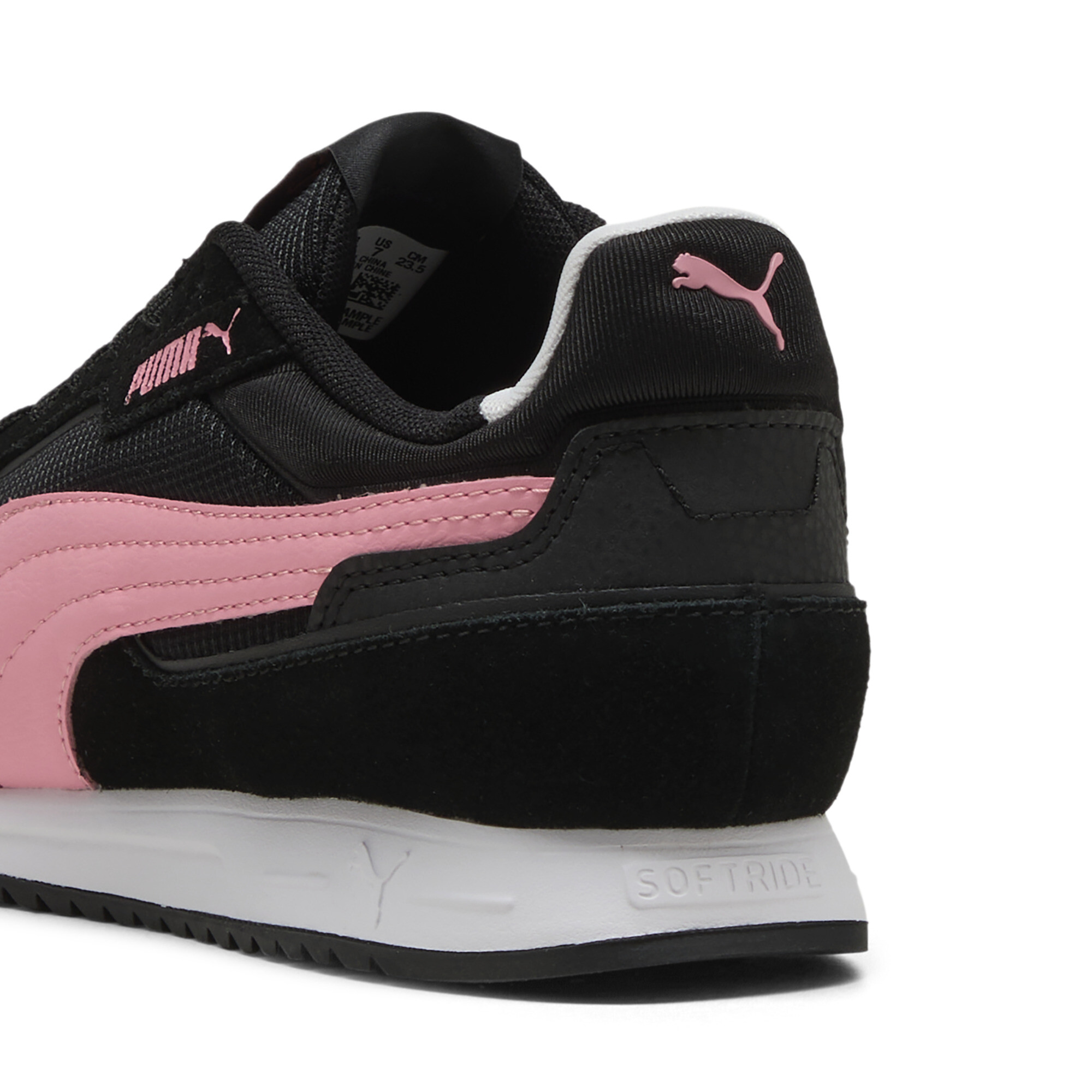 PUMA SOFTRIDE ST Miler sneakers, Roze/Zwart/Wit, Maat 44 thumbnail 5