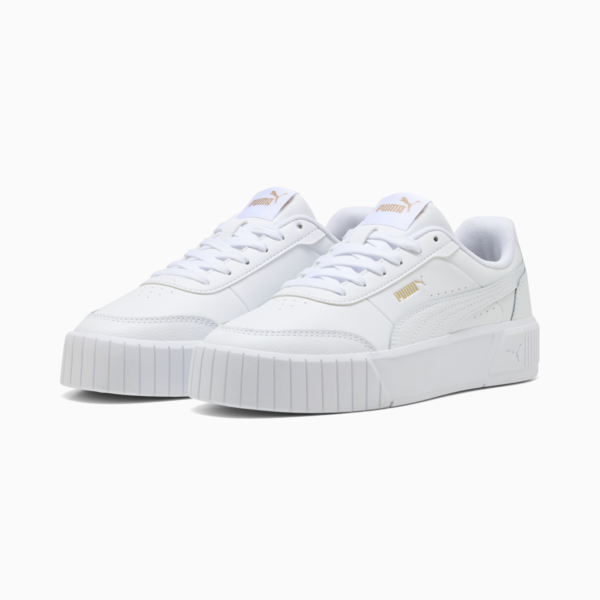 Carina Mia Sneakers Women, PUMA White-PUMA Gold, large-ZAF
