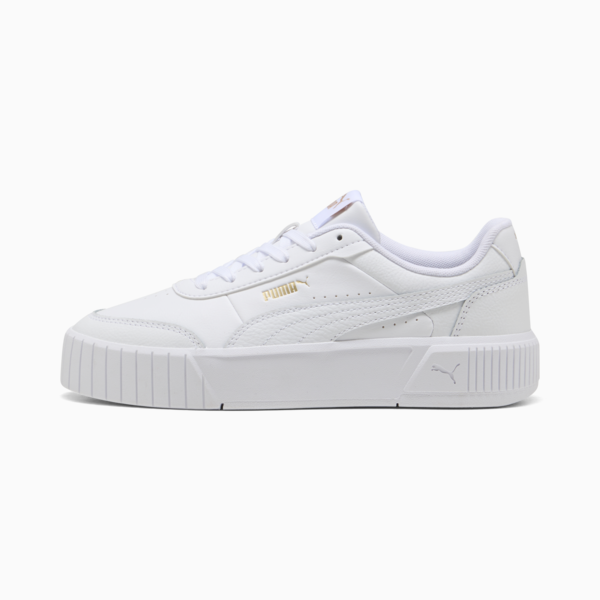 Carina Mia Sneakers Women, PUMA White-PUMA Gold, large-ZAF