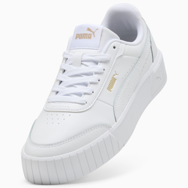 Carina Mia Sneakers Women, PUMA White-PUMA Gold, large-ZAF