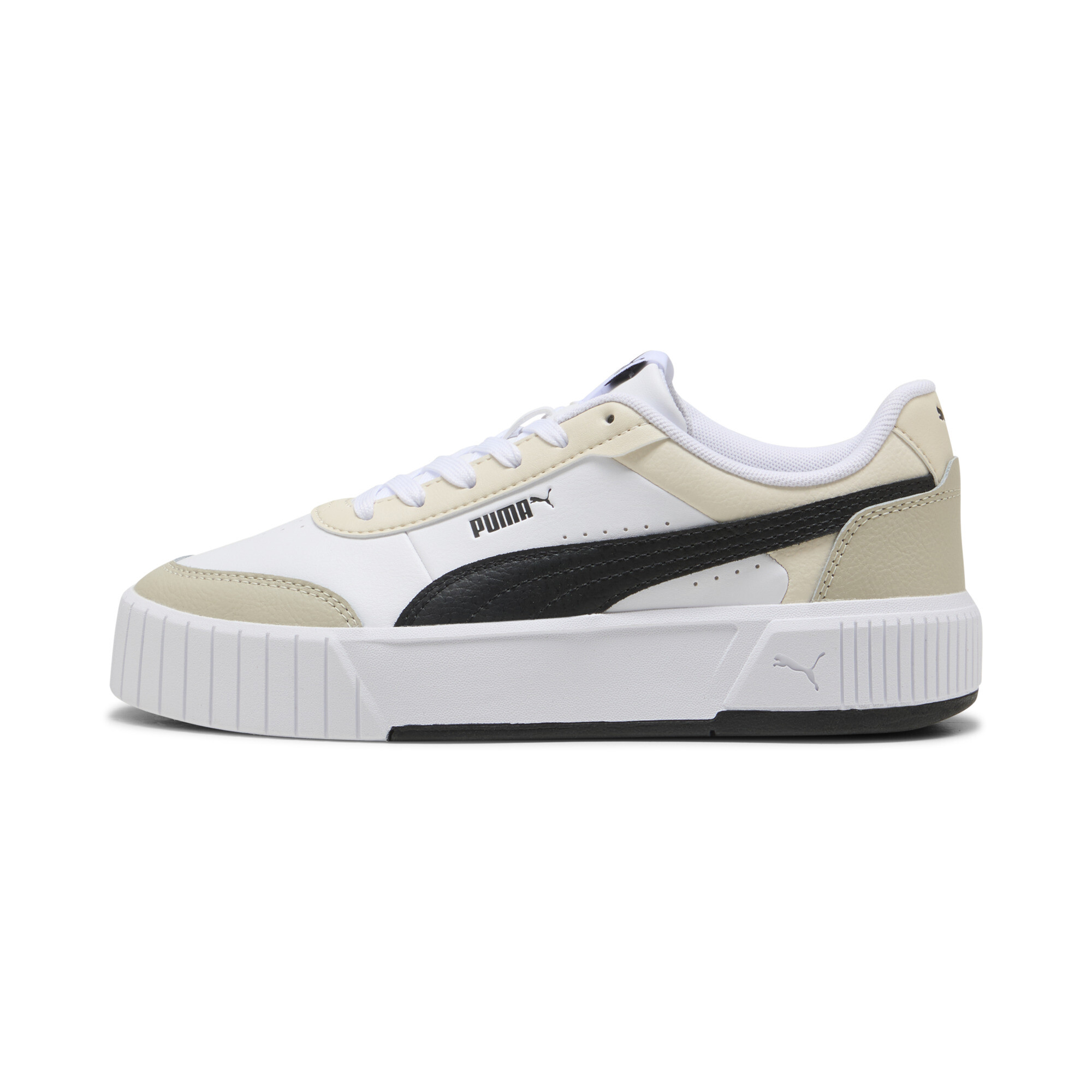 PUMA Carina Mia Sneakers Women in White/Black/Desert Dust - 402637_09