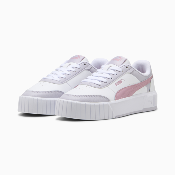 Carina Mia Sneakers Women, PUMA White-Poised Pink-Lilac Crush, large-ZAF