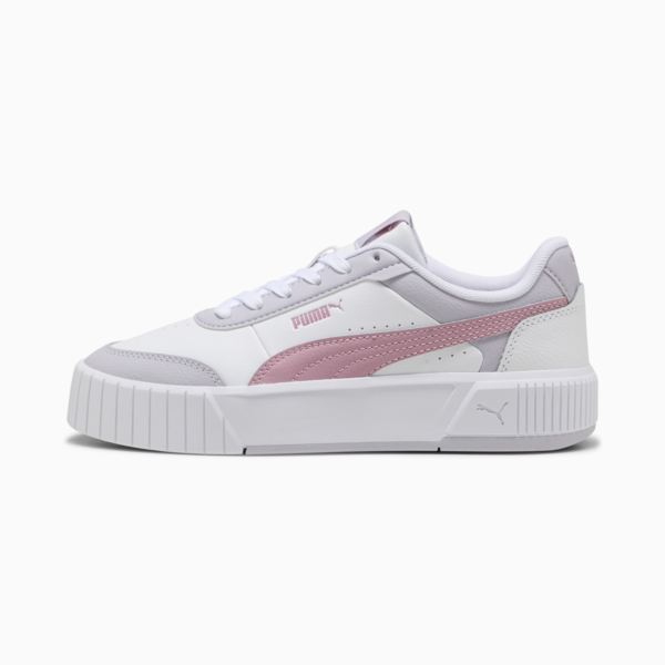 Carina Mia Sneakers Women, PUMA White-Poised Pink-Lilac Crush, large-ZAF