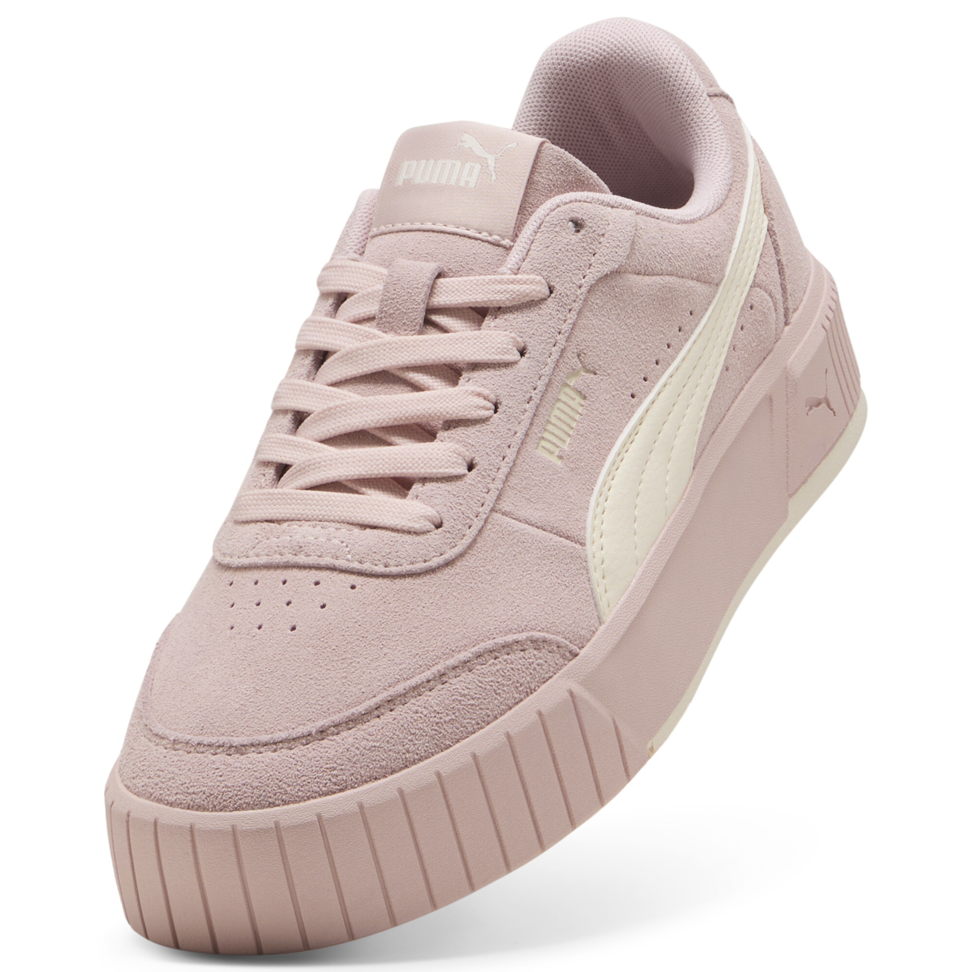 PUMA Carina Mia Suede sneakers voor Dames, Maat 39 thumbnail 2