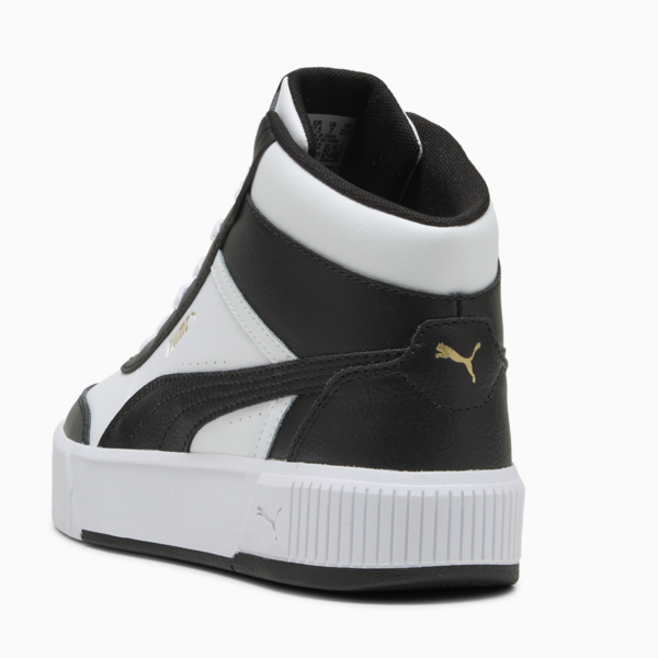 Carina Mia Mid Sneakers Women, PUMA White-PUMA Black-PUMA Gold, large-ZAF
