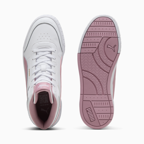 Carina Mia Mid Sneakers Women, PUMA White-Poised Pink-PUMA Gold, large-ZAF