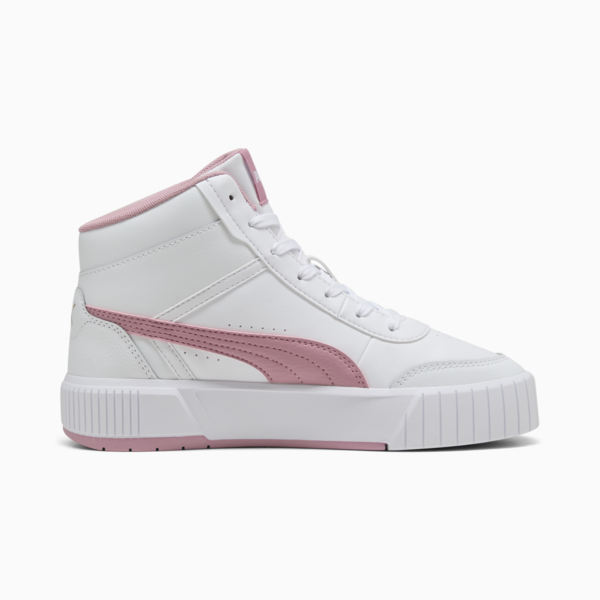 Carina Mia Mid Sneakers Women, PUMA White-Poised Pink-PUMA Gold, large-ZAF