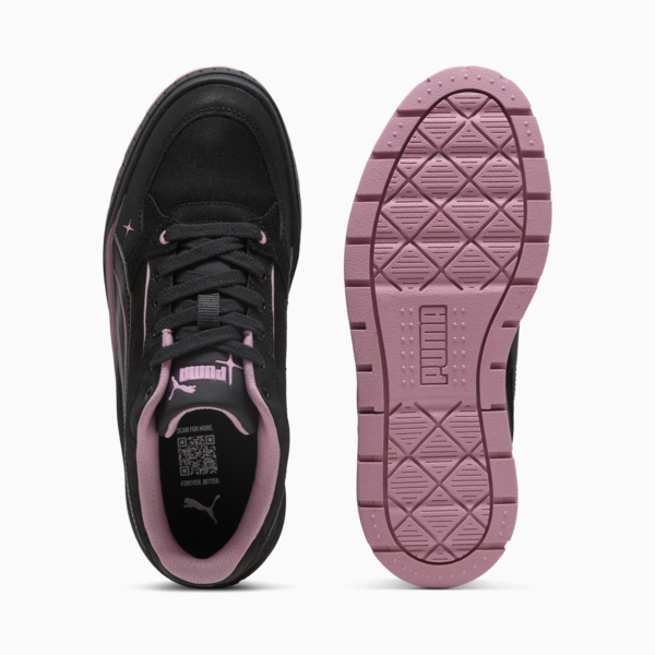 Karmen II Idol Satin Princess Sneakers Women, PUMA Black-Poised Pink, large-ZAF
