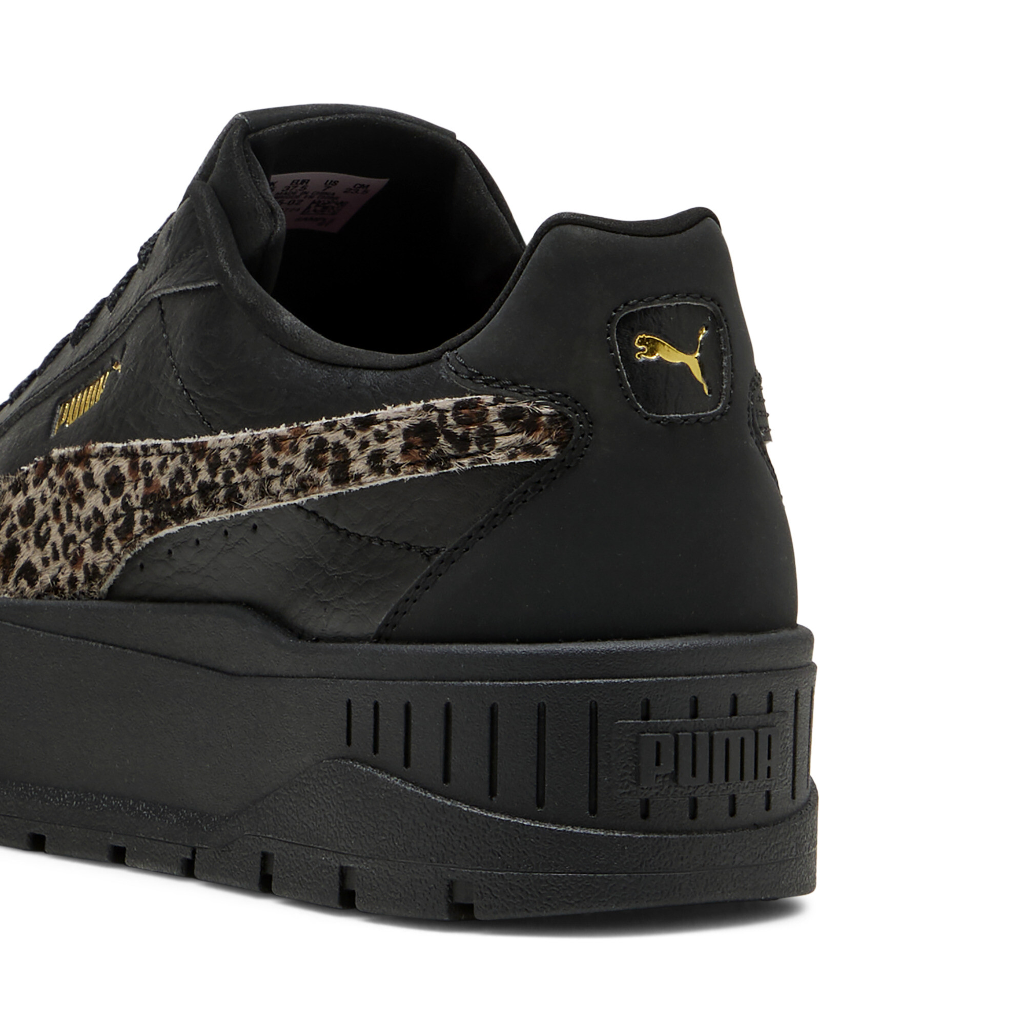 PUMA Karmen II Animal Flair sneakers voor Dames, Zwart/Grijs, Maat 40,5 thumbnail 5