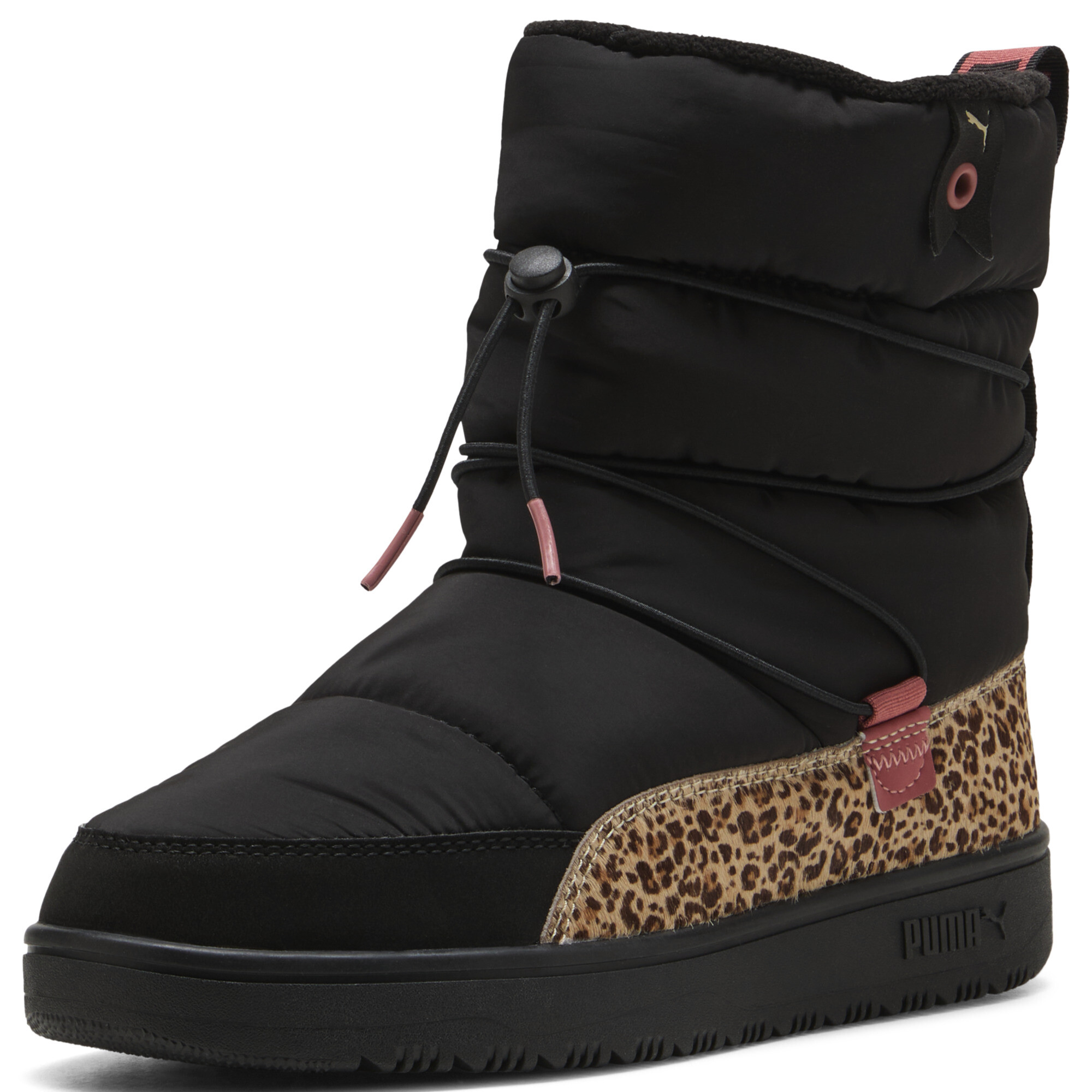 PUMA Snowbae Animal Flair laarzen voor Dames, Roze/Zwart/Bruin, Maat 36 thumbnail 2
