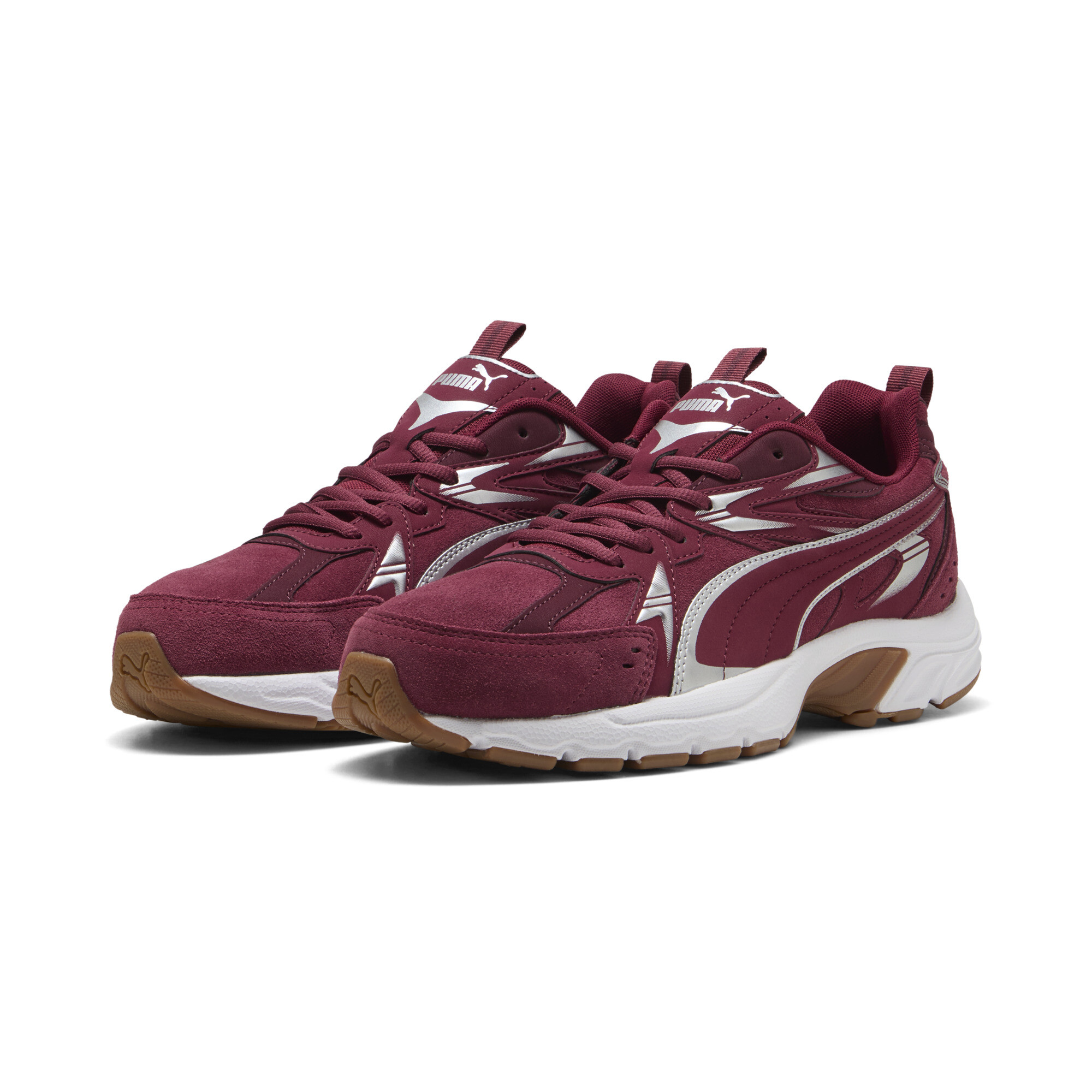 PUMA Milenio Tech sneakers uniseks, Rood/Zilver, Maat 47 thumbnail 6