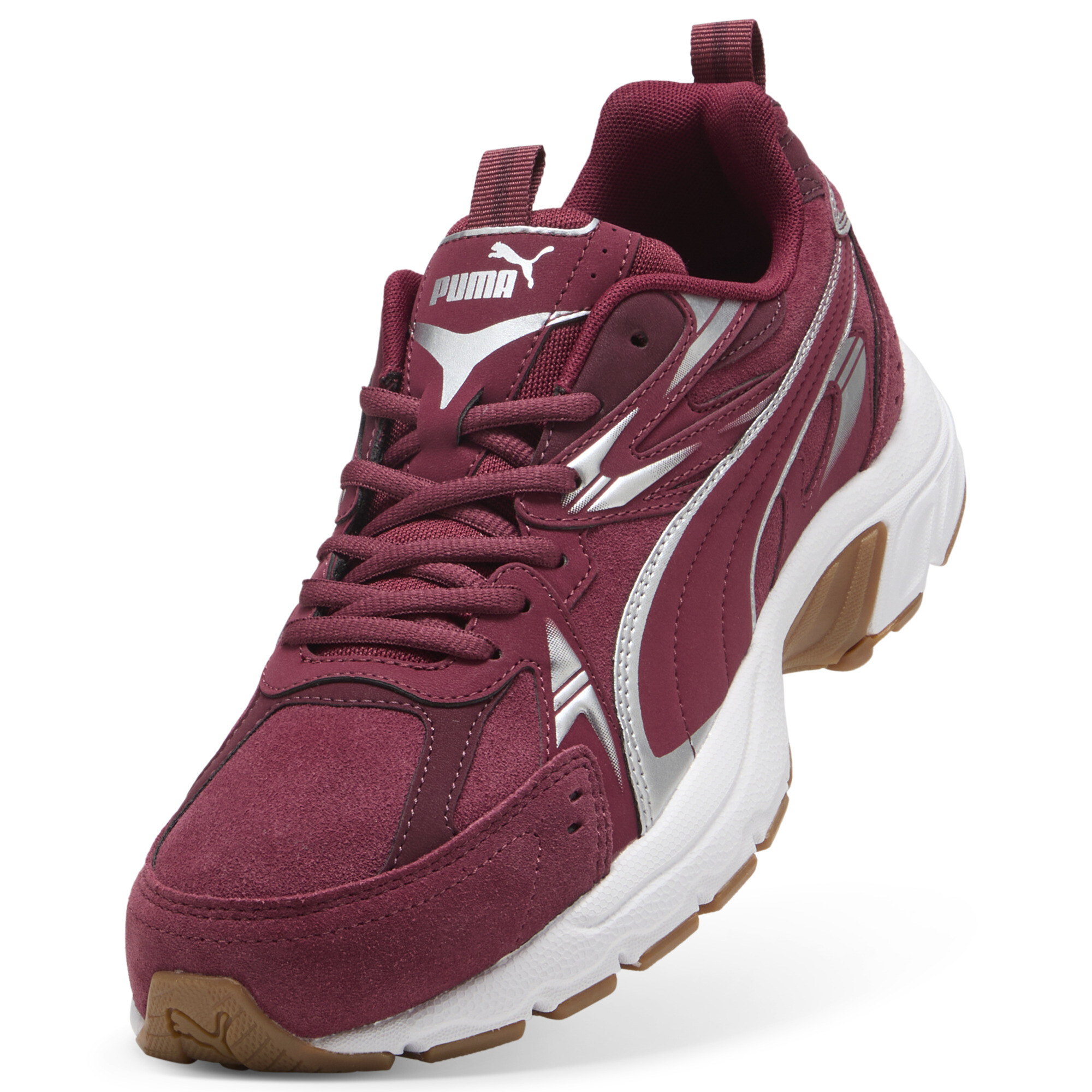 PUMA Milenio Tech sneakers uniseks, Rood/Zilver, Maat 47 thumbnail 2
