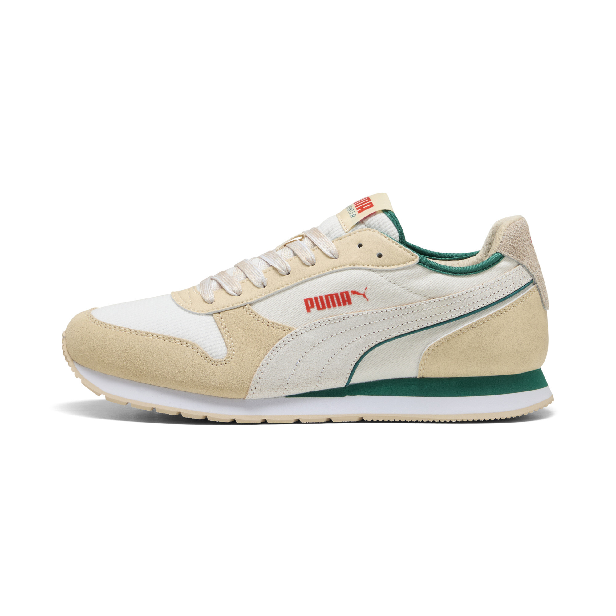 PUMA ST MILER Retro Run Unisex Shoes in Warm White/Canvas/Wild Green - 402666_02