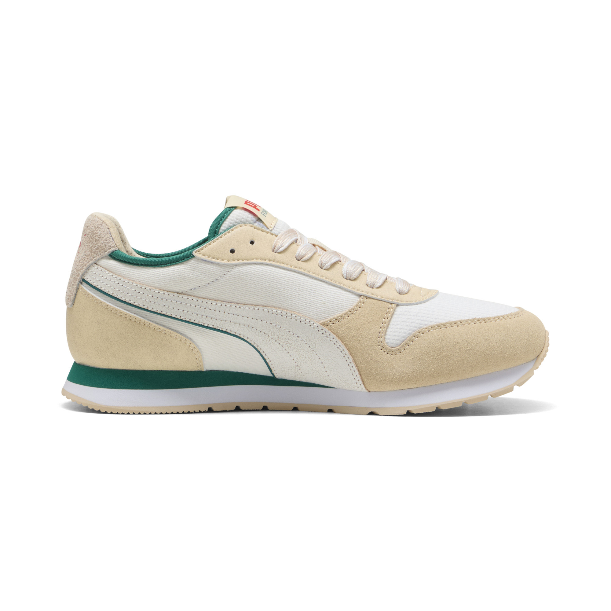 PUMA St Miler Retro Run-sneakers, Groen/Wit, Maat 40,5 thumbnail 3