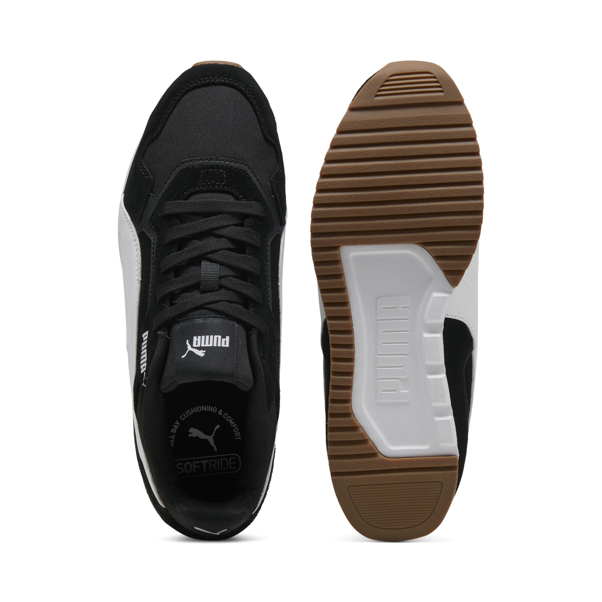 PUMA Softride St Miler sneakers, Zwart/Wit, Maat 43 thumbnail 4