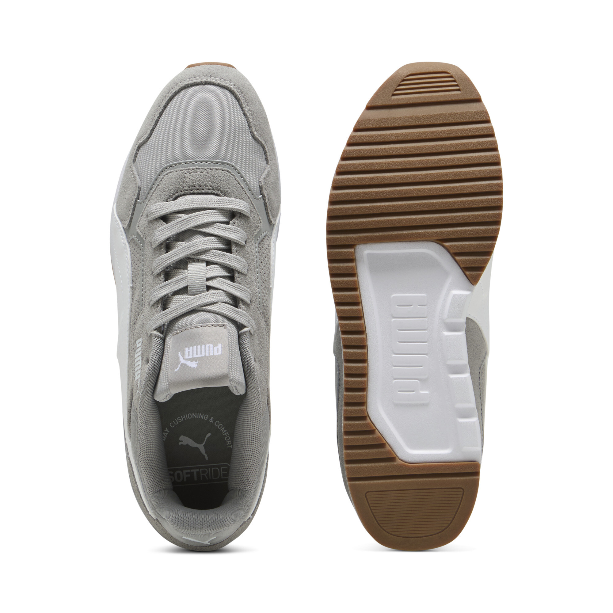 PUMA Softride St Miler sneakers, Grijs/Wit, Maat 39 thumbnail 4