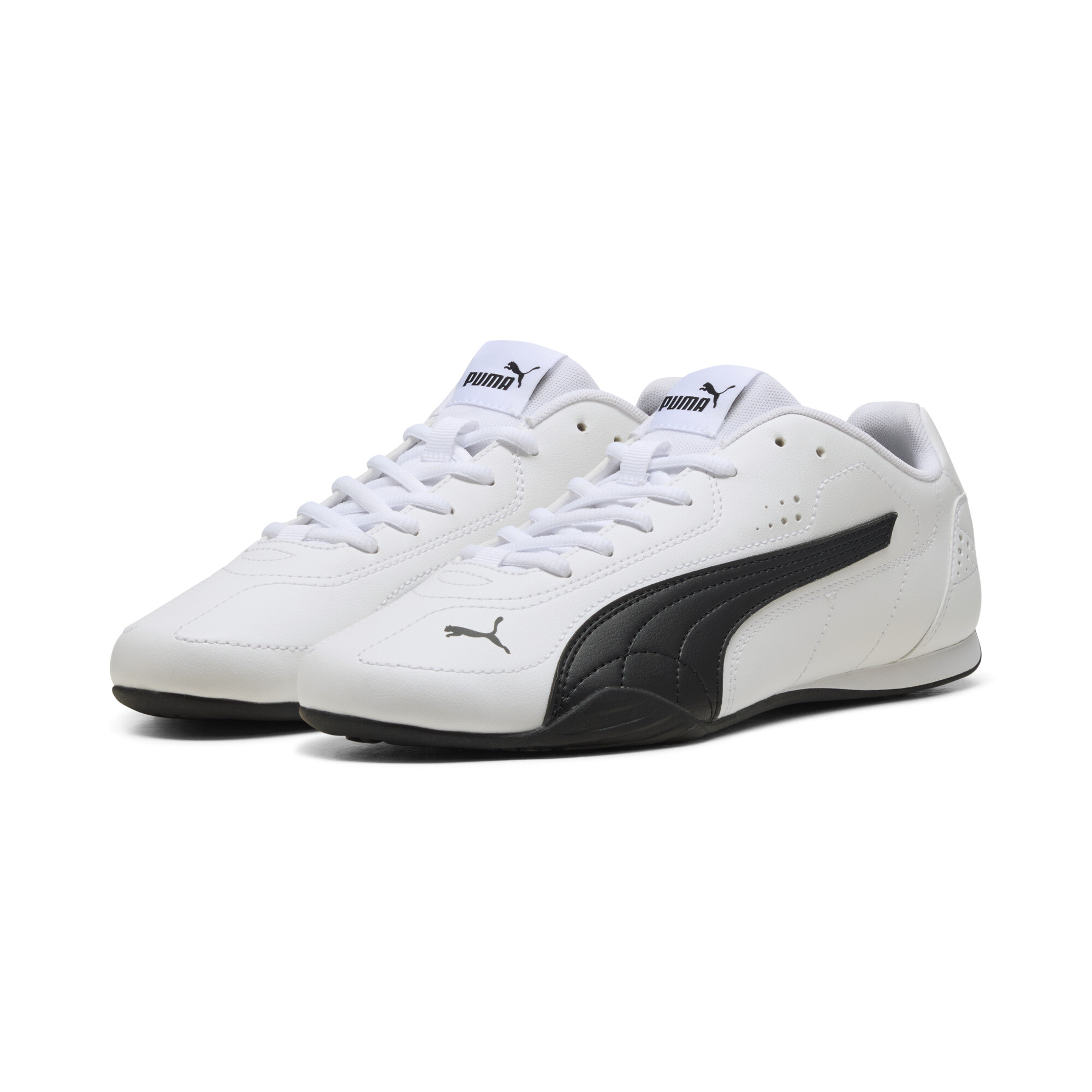 PUMA Meza sneakers uniseks, Zwart/Wit, Maat 46 thumbnail 6