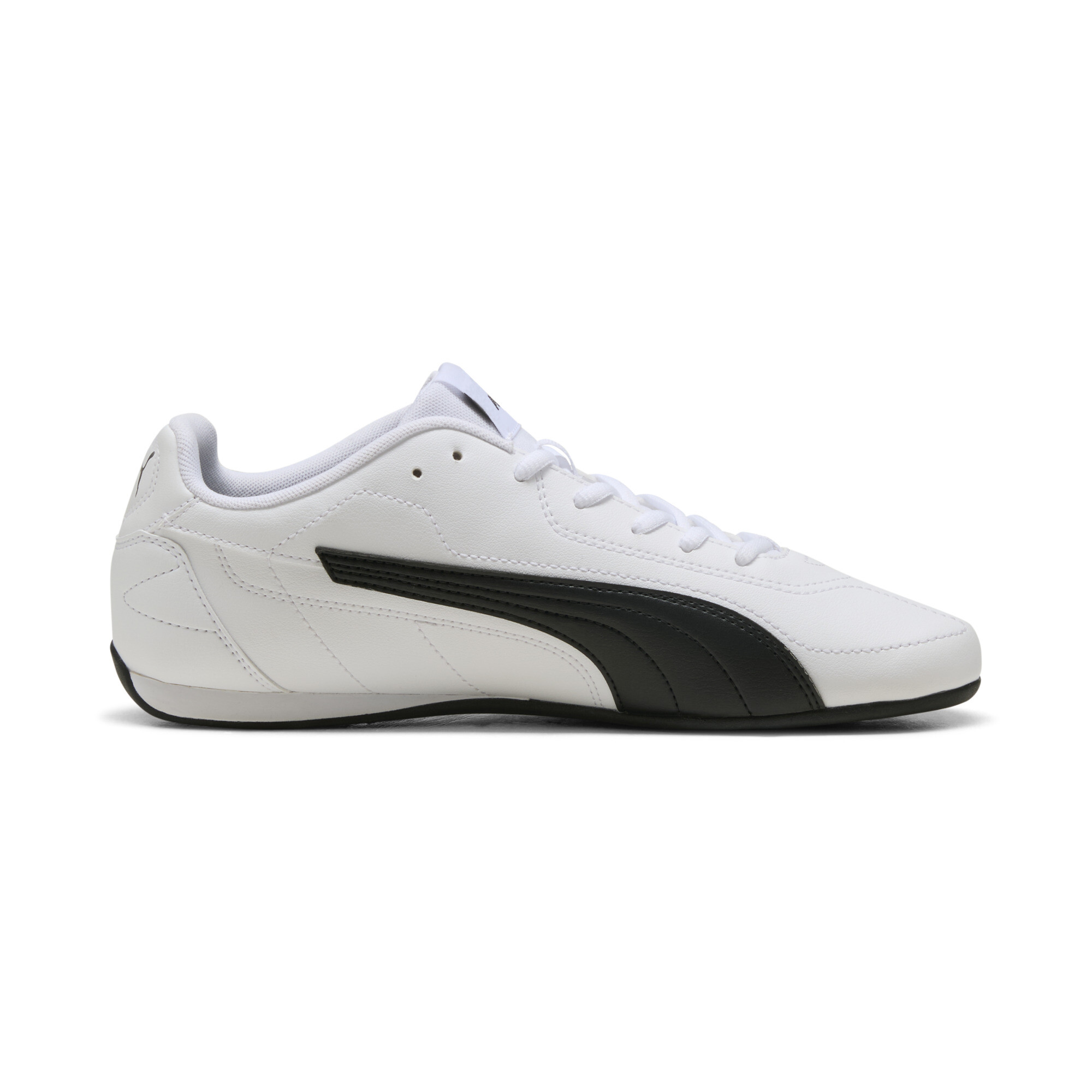 PUMA Meza sneakers uniseks, Zwart/Wit, Maat 46 thumbnail 3