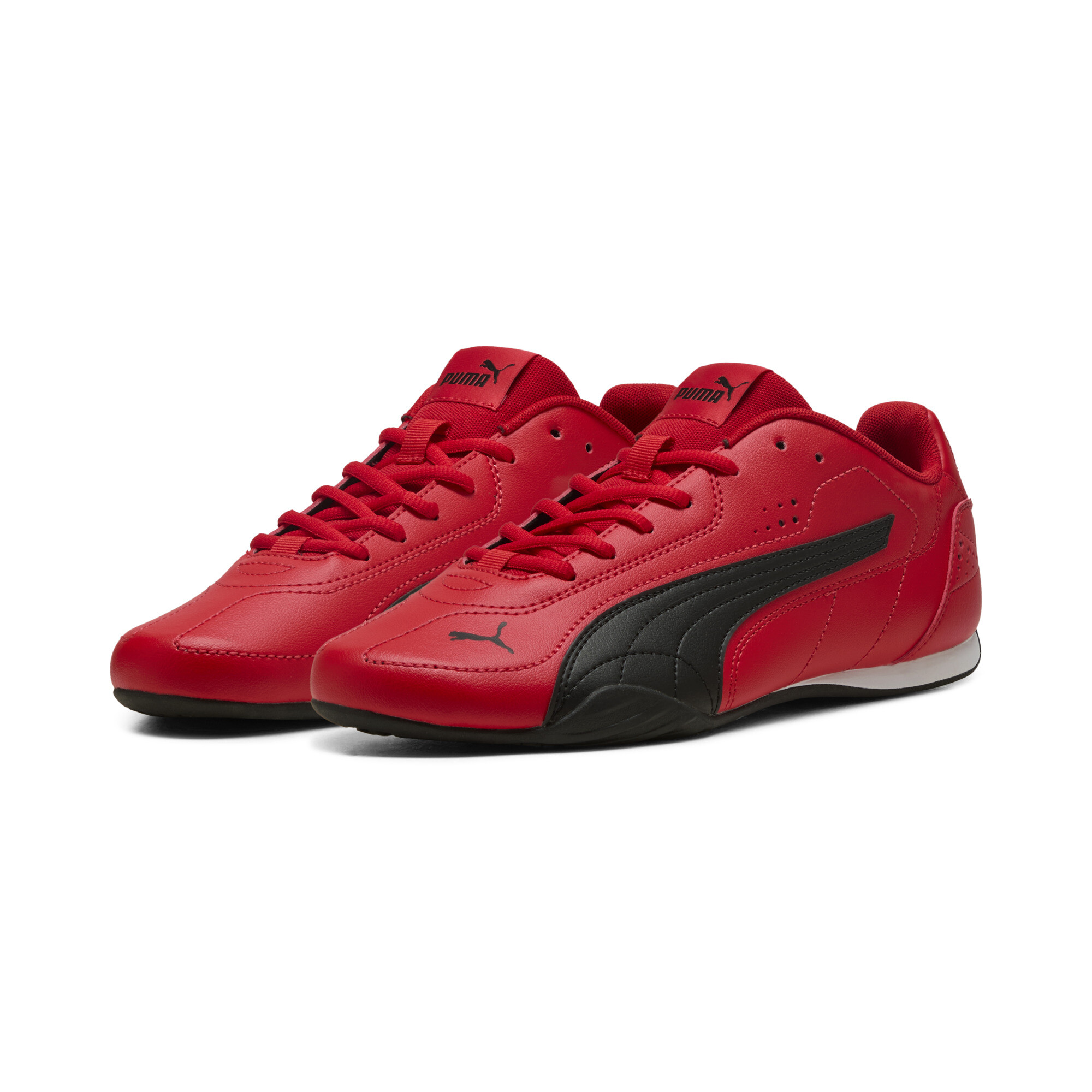 PUMA Meza sneakers uniseks, Zwart/Rood, Maat 37,5 thumbnail 6