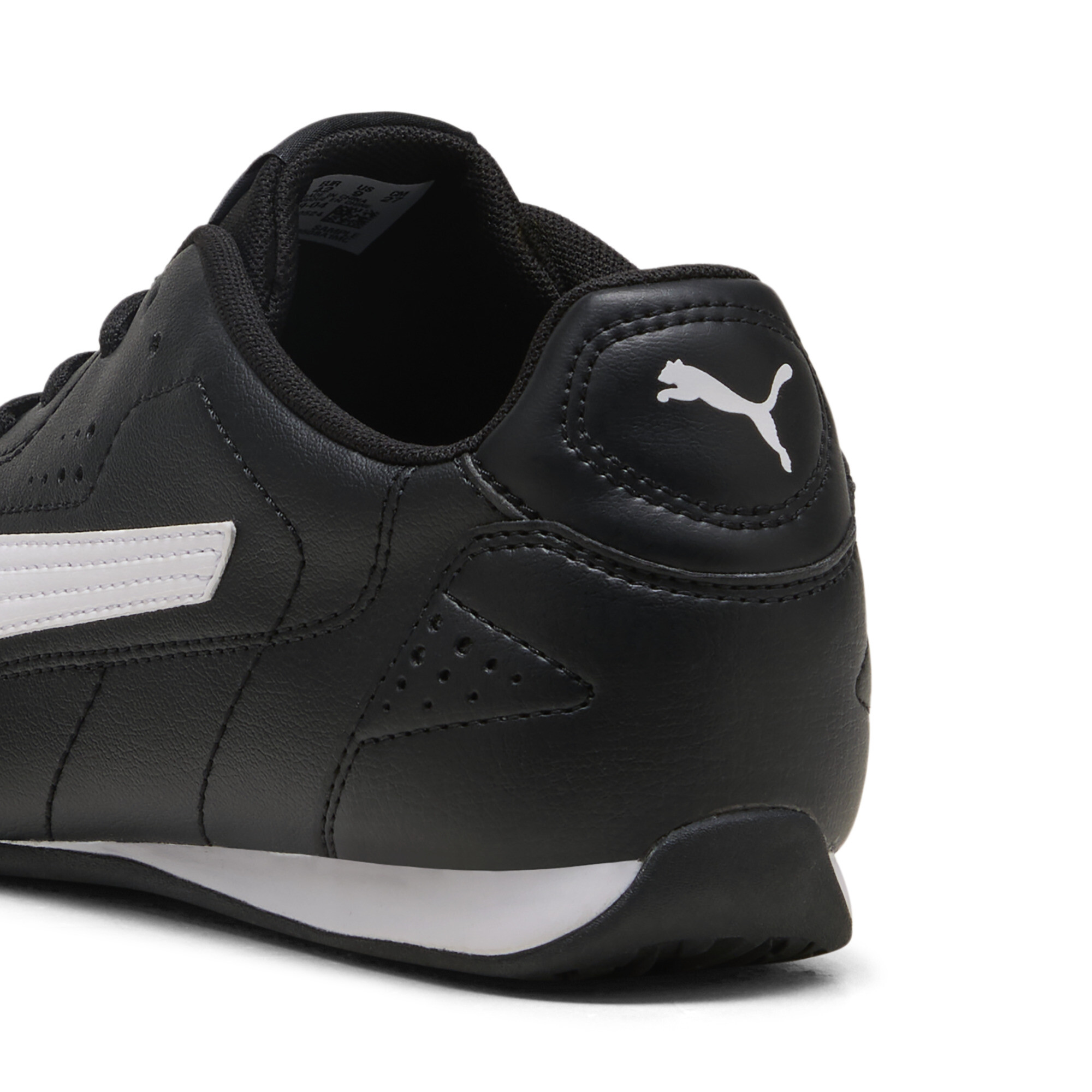 PUMA Meza sneakers uniseks, Zwart/Wit, Maat 36 thumbnail 5