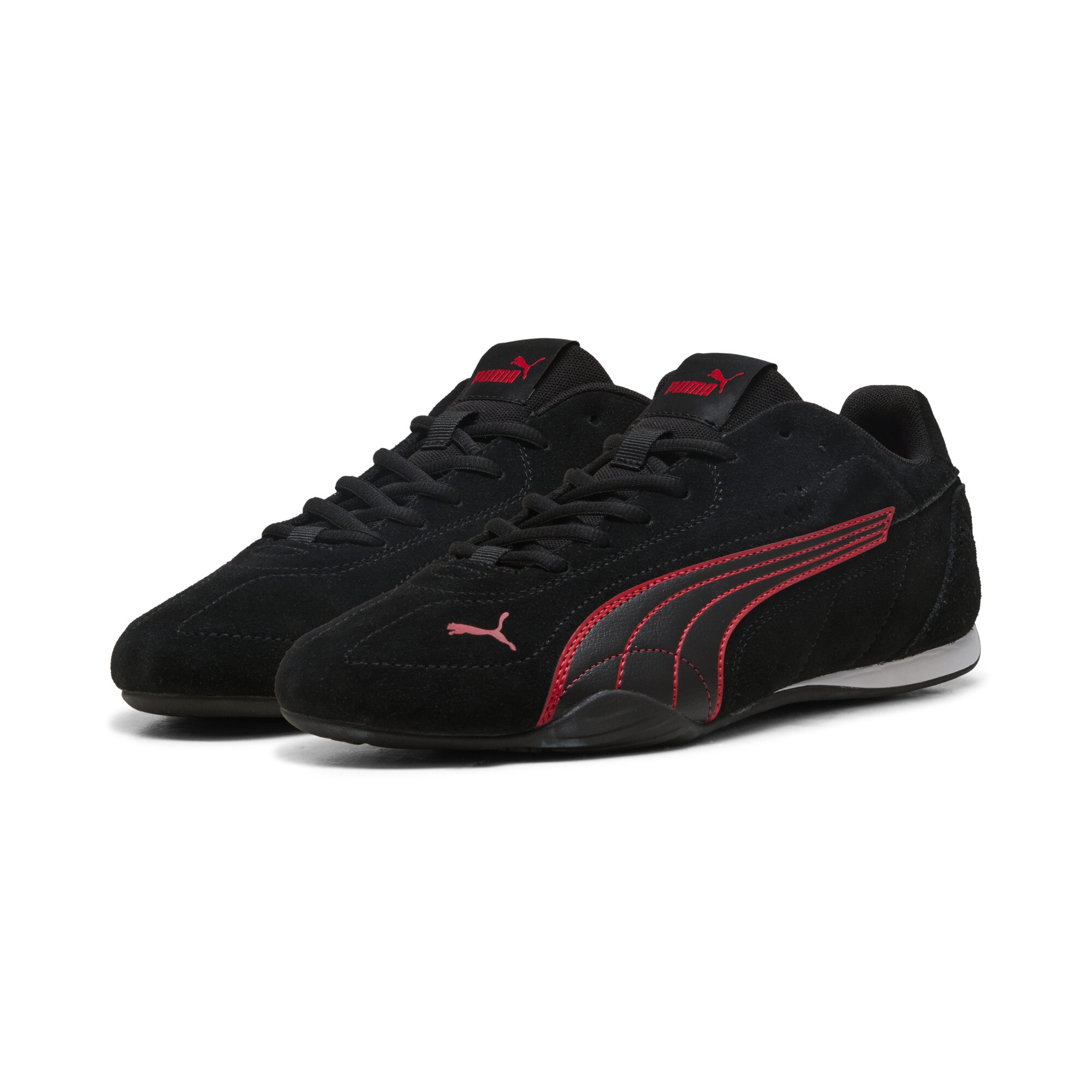 PUMA Catch sneakers, Zwart/Rood, Maat 43 thumbnail 6