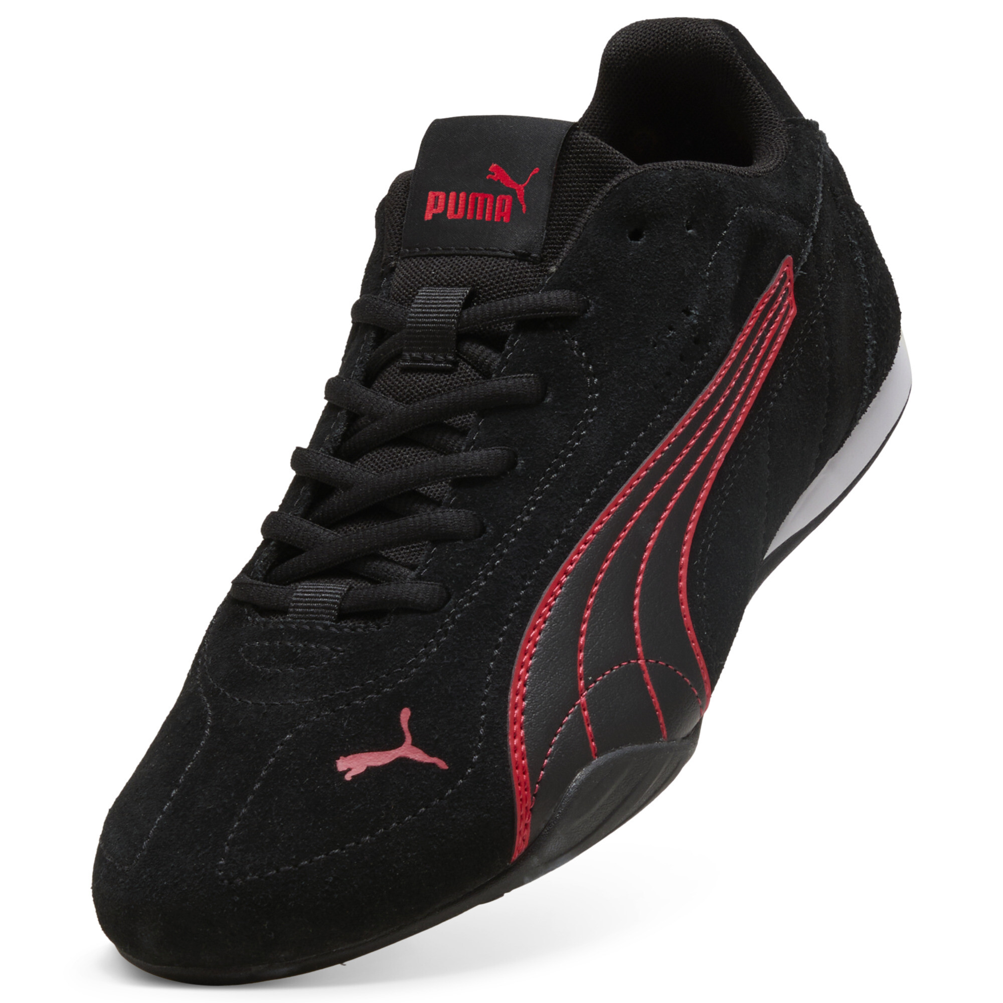 PUMA Catch sneakers, Zwart/Rood, Maat 43 thumbnail 2