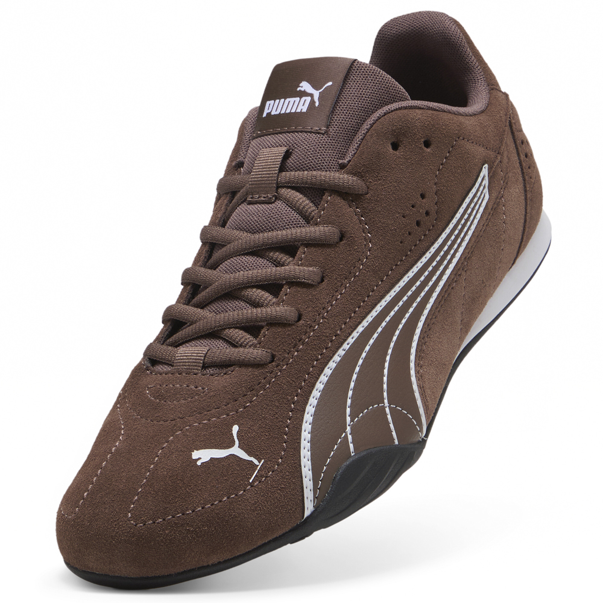 PUMA Catch sneakers, Wit/Brons, Maat 42,5 thumbnail 2