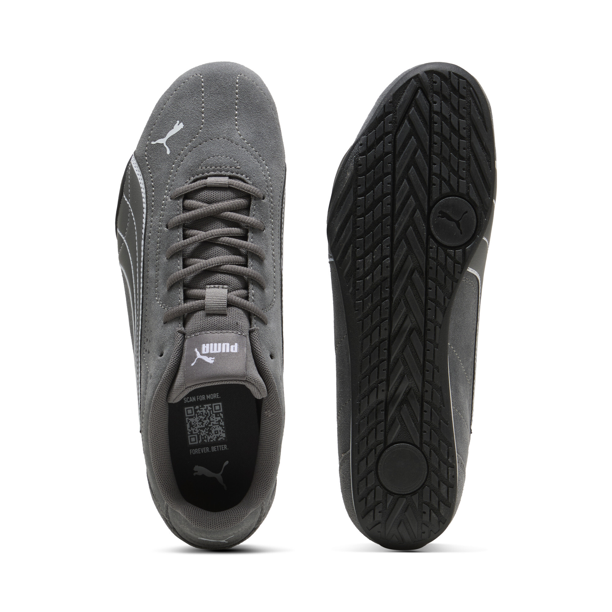 PUMA Catch sneakers, Grijs/Wit, Maat 43 thumbnail 4