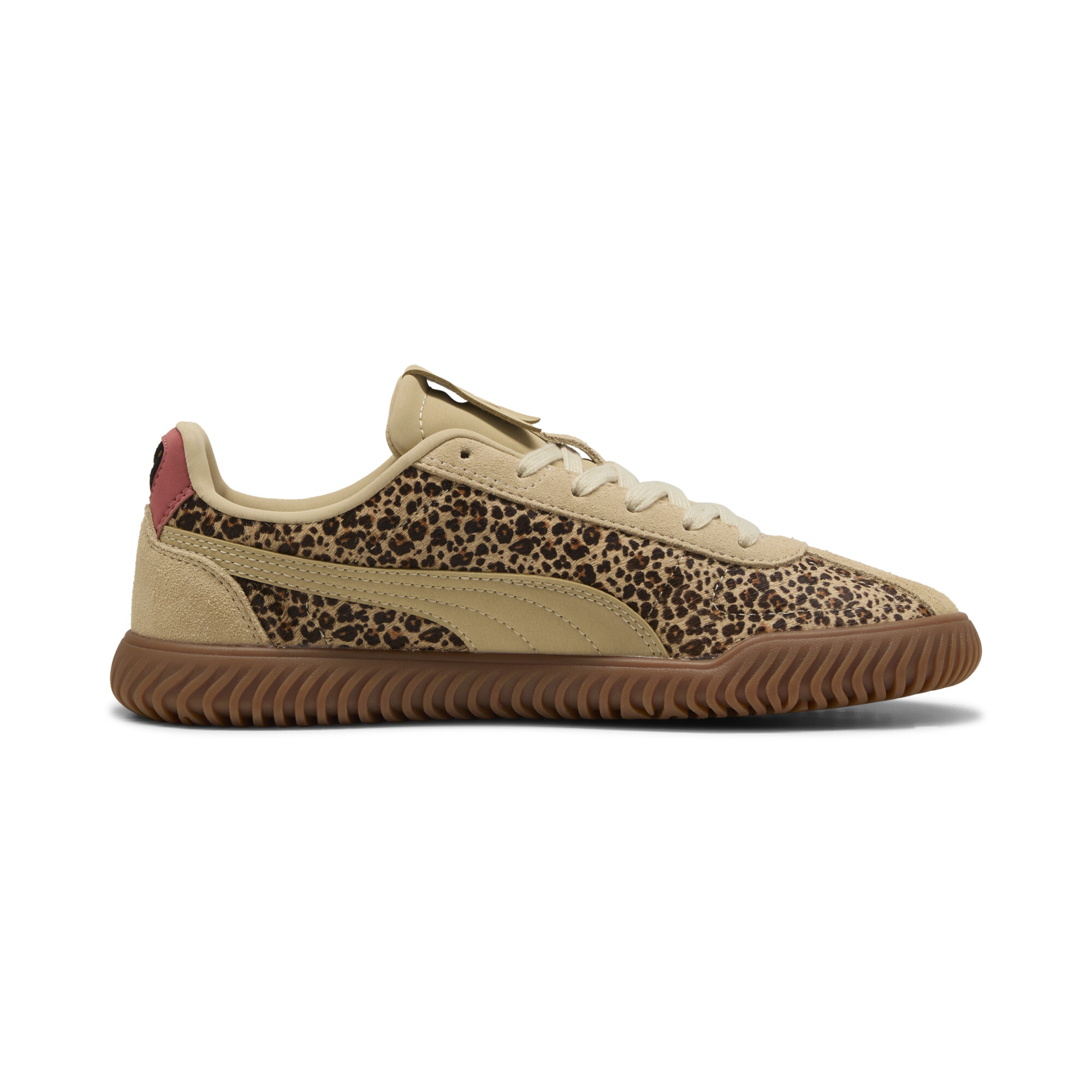 Puma Club Kayzer Animal Flair voor Dames, Roze/Zwart/Goud, Maat 37,5 thumbnail 3