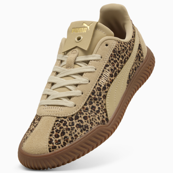 Tenis Puma Club Kayzer Animal Flair para mujer, Toasted Almond-PUMA Black-PUMA Gold, large-MEX