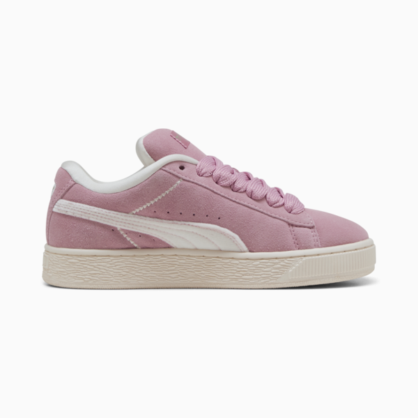 Bowtique Suede XL Sneakers Youth, Poised Pink-Frosted Ivory, large-MEX