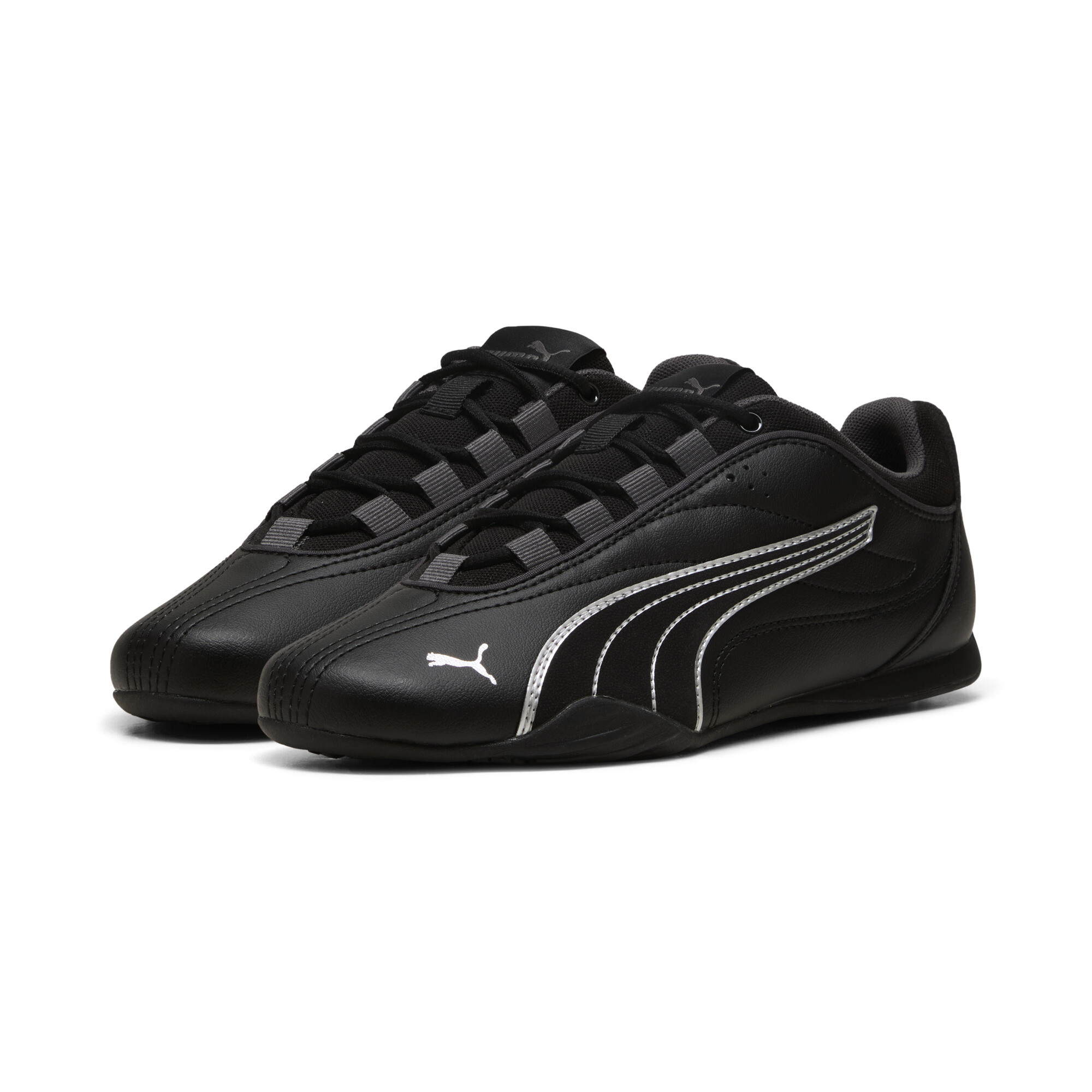 PUMA Catch Soleil sneakers voor Dames, Zwart/Zilver, Maat 41 thumbnail 6