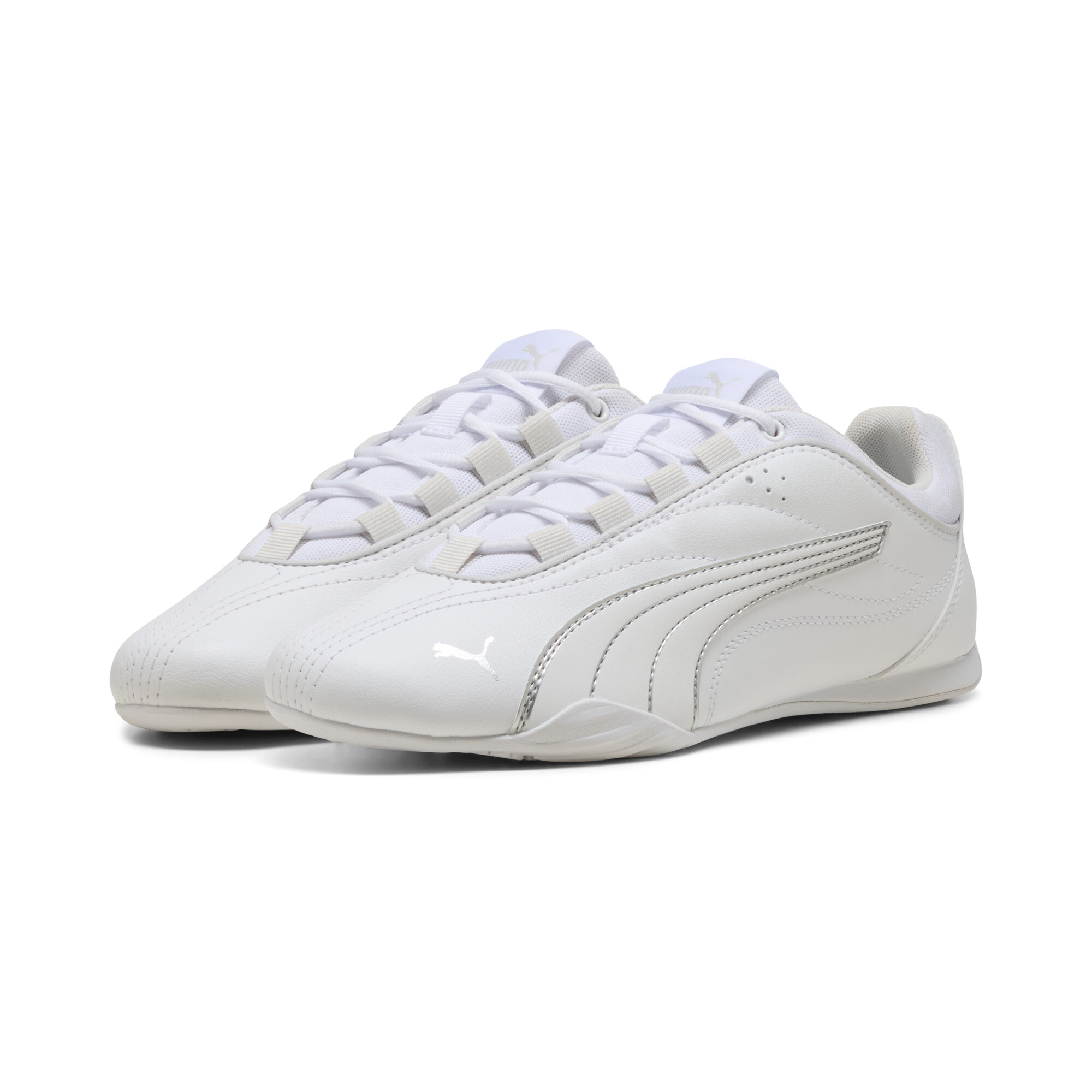 PUMA Catch Soleil sneakers voor Dames, Grijs/Wit/Zilver, Maat 37,5 thumbnail 6