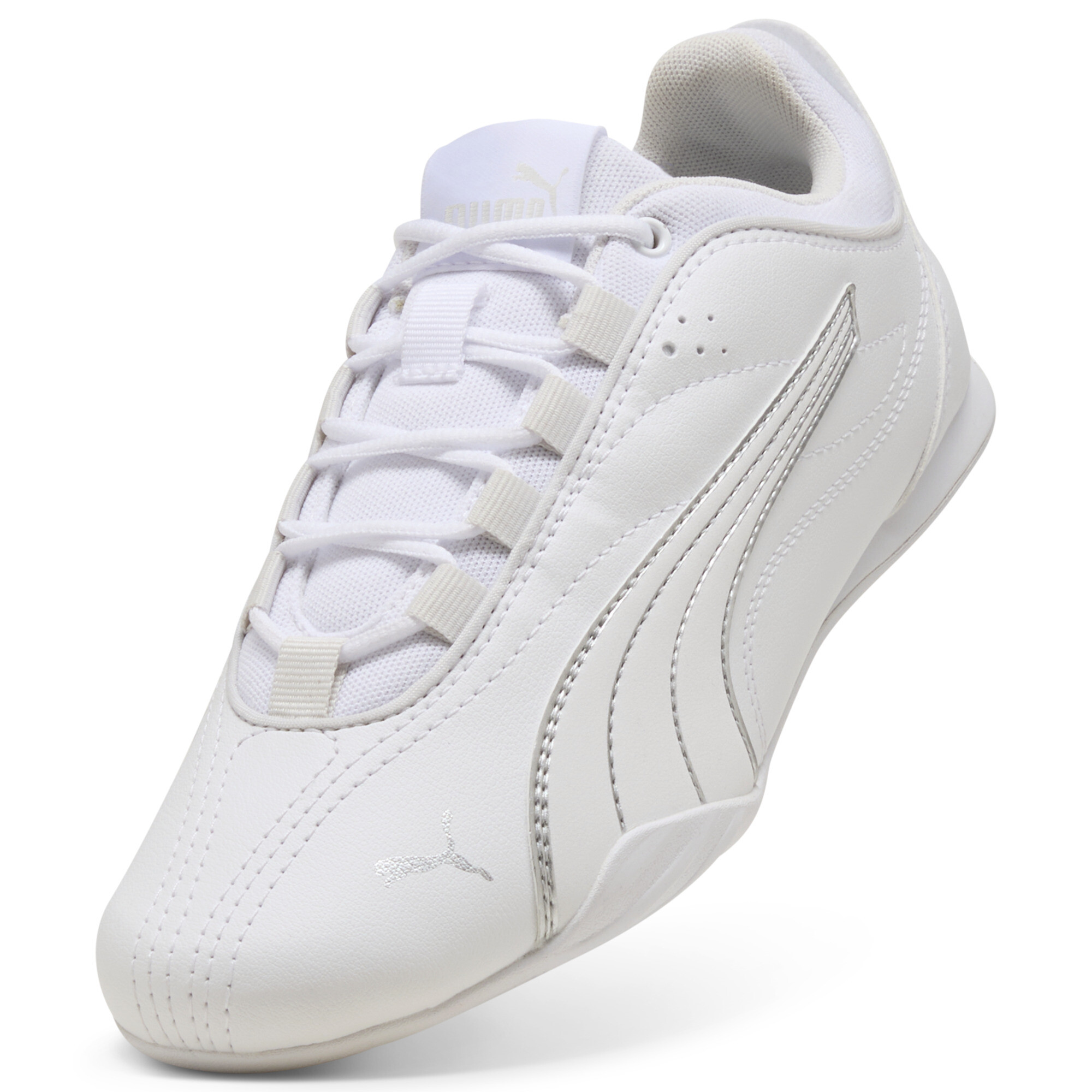 PUMA Catch Soleil sneakers voor Dames, Grijs/Wit/Zilver, Maat 37,5 thumbnail 2