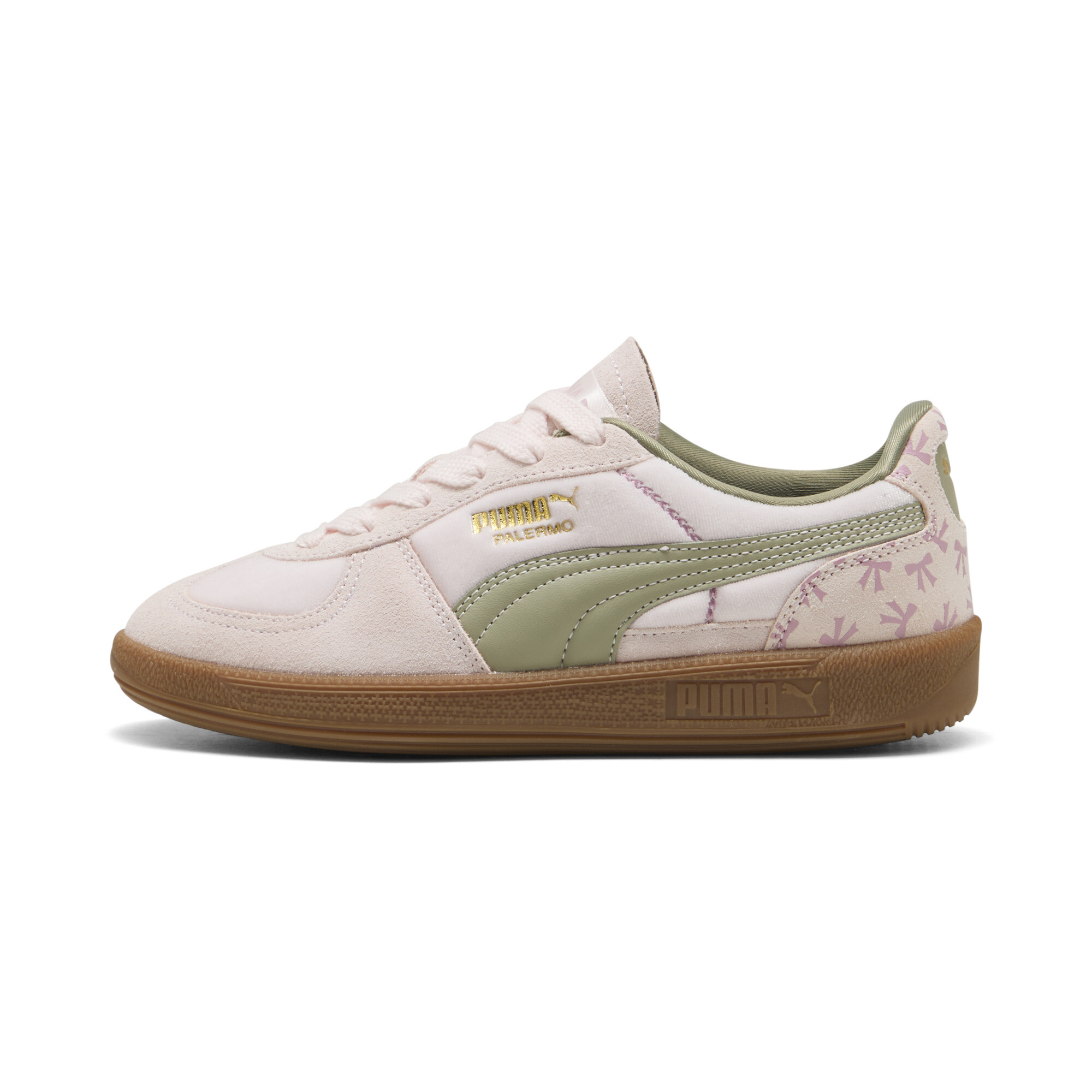 Puma Palermo Bowtique Jr Youth Shoes In Pink