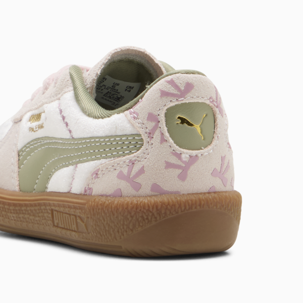 Bowtique Palermo Sneakers Toddler, Jasmine Flower-Lux Army, large-ZAF