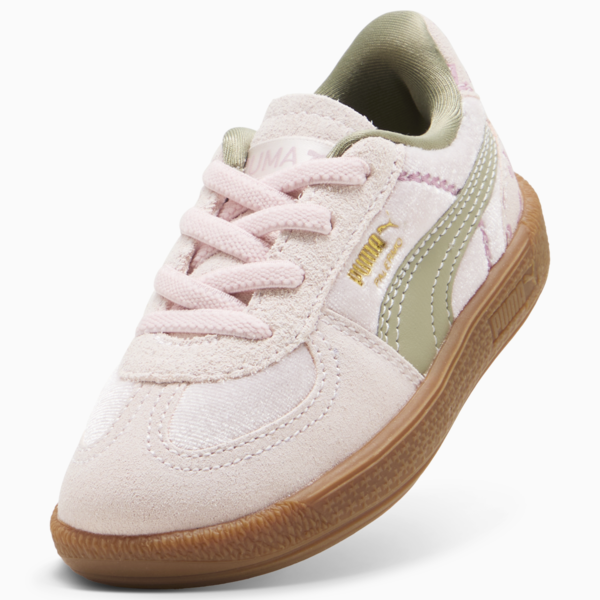 Bowtique Palermo Sneakers Toddler, Jasmine Flower-Lux Army, large-ZAF