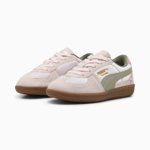 Bowtique Palermo Sneakers Kids, Jasmine Flower-Lux Army, large-ZAF