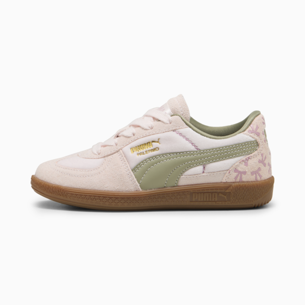 Bowtique Palermo Sneakers Kids, Jasmine Flower-Lux Army, large-ZAF