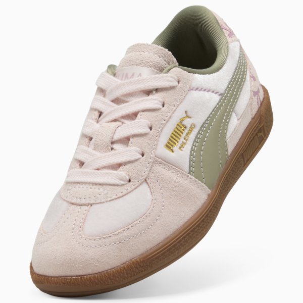 Bowtique Palermo Sneakers Kids, Jasmine Flower-Lux Army, large-ZAF