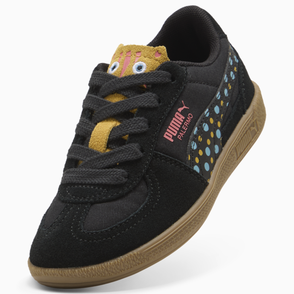 Palermo Moody Cat Sneakers Kids, PUMA Black-Archive Gold, large-ZAF