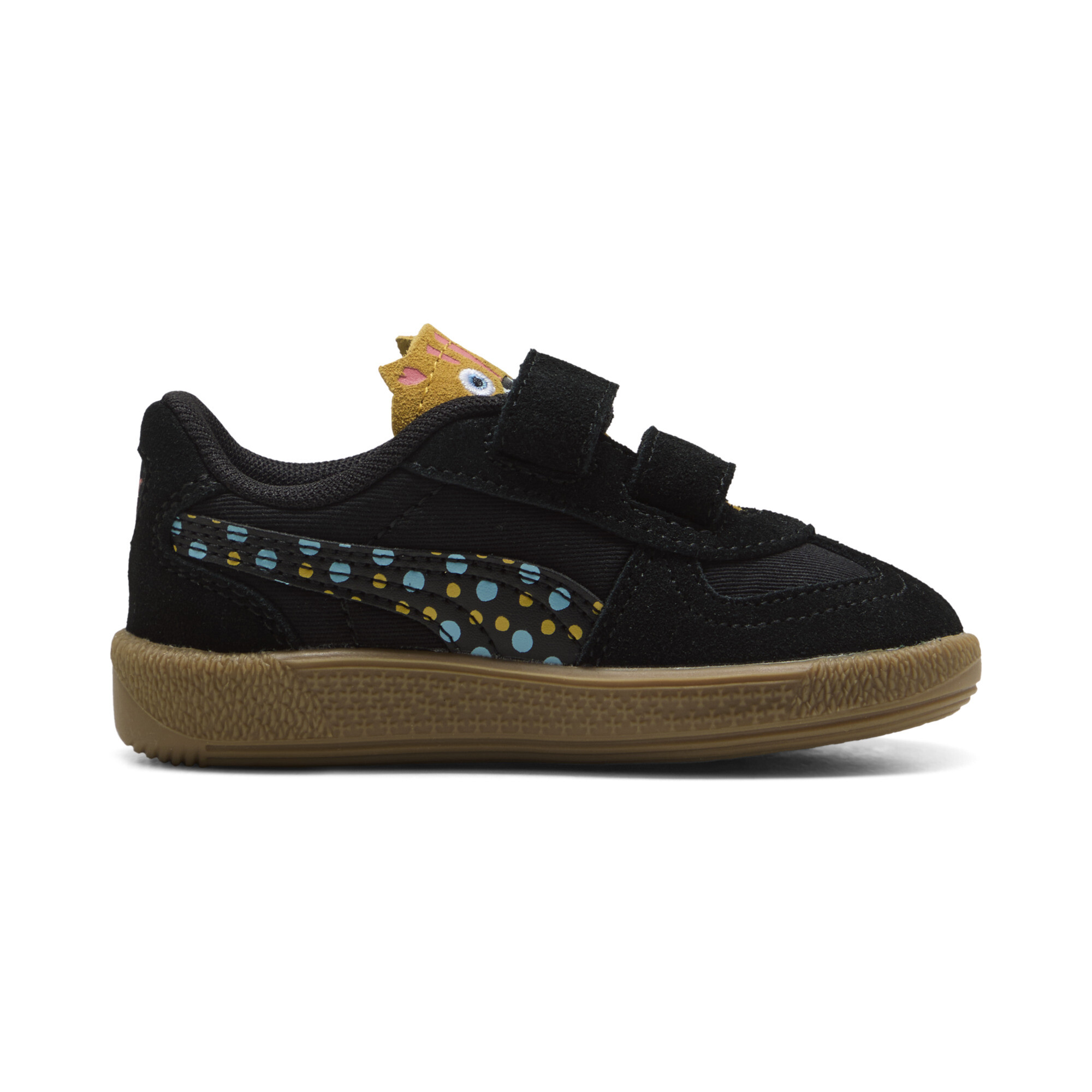 PUMA Palermo Moody Cat sneakers, Zwart/Goud, Maat 23 thumbnail 3