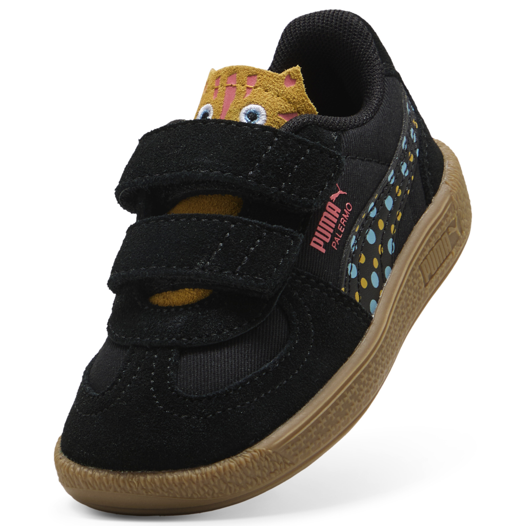 PUMA Palermo Moody Cat sneakers, Zwart/Goud, Maat 23 thumbnail 2