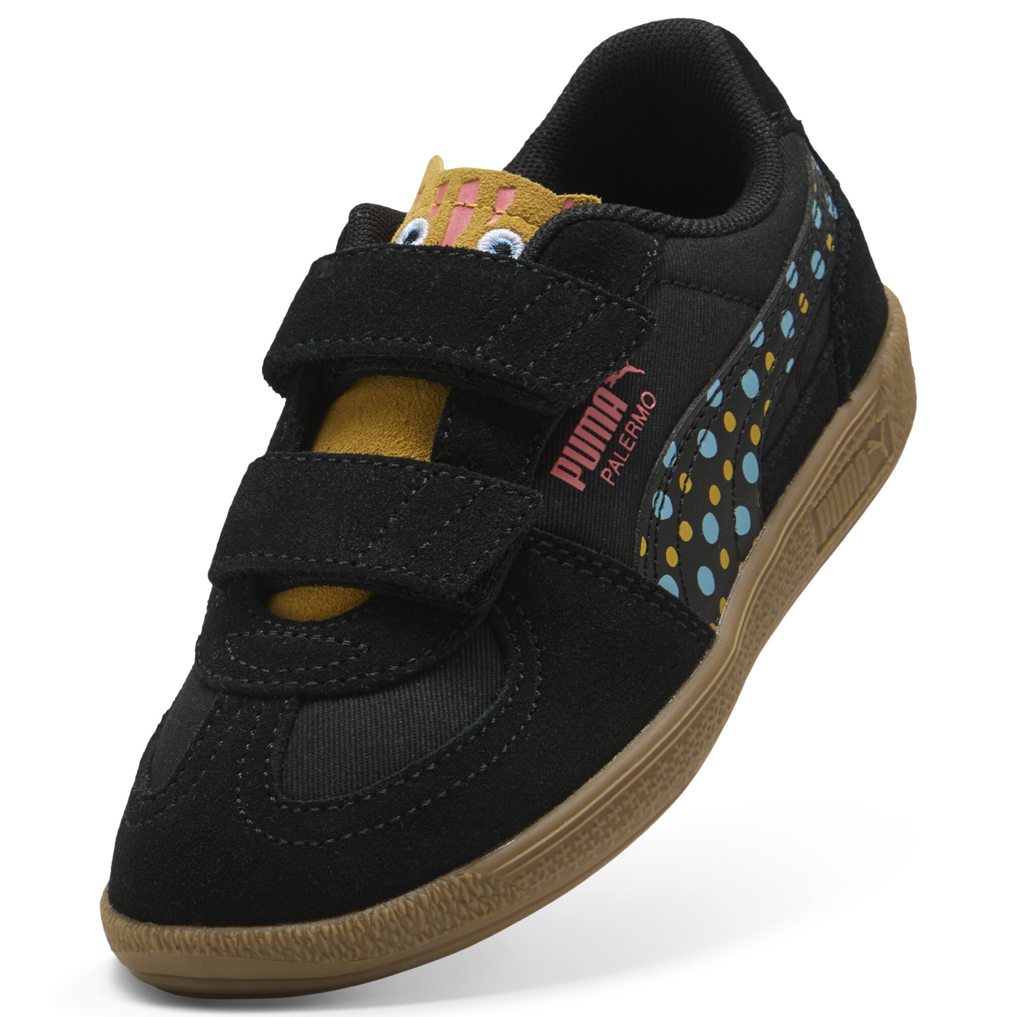 PUMA Palermo Moody Cat sneakers, Zwart/Goud, Maat 31 thumbnail 2