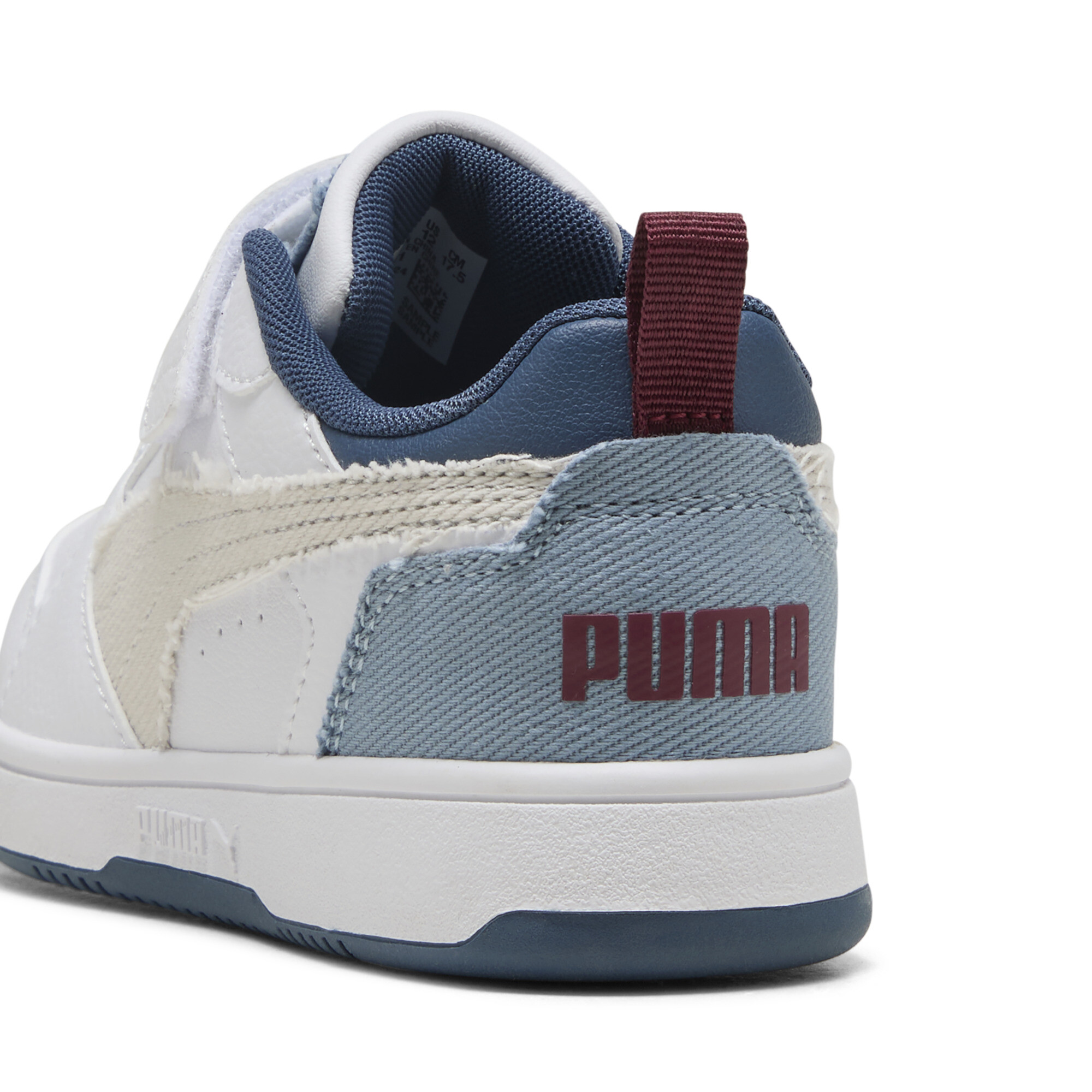 PUMA Rebound V6 Lo Mid-90s sneakers, Blauw/Grijs/Wit, Maat 32 thumbnail 5