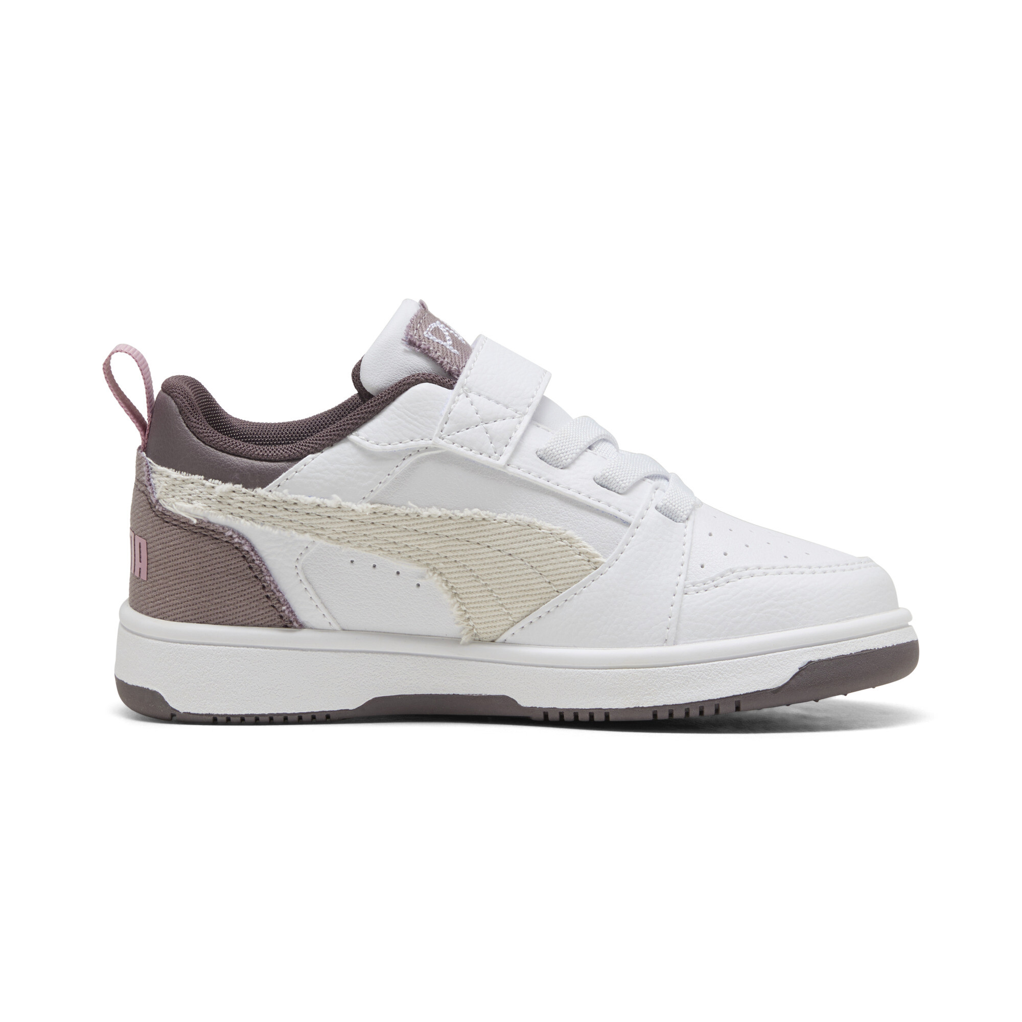 PUMA Rebound V6 Lo Mid-90s sneakers, Grijs/Wit, Maat 34,5 thumbnail 3