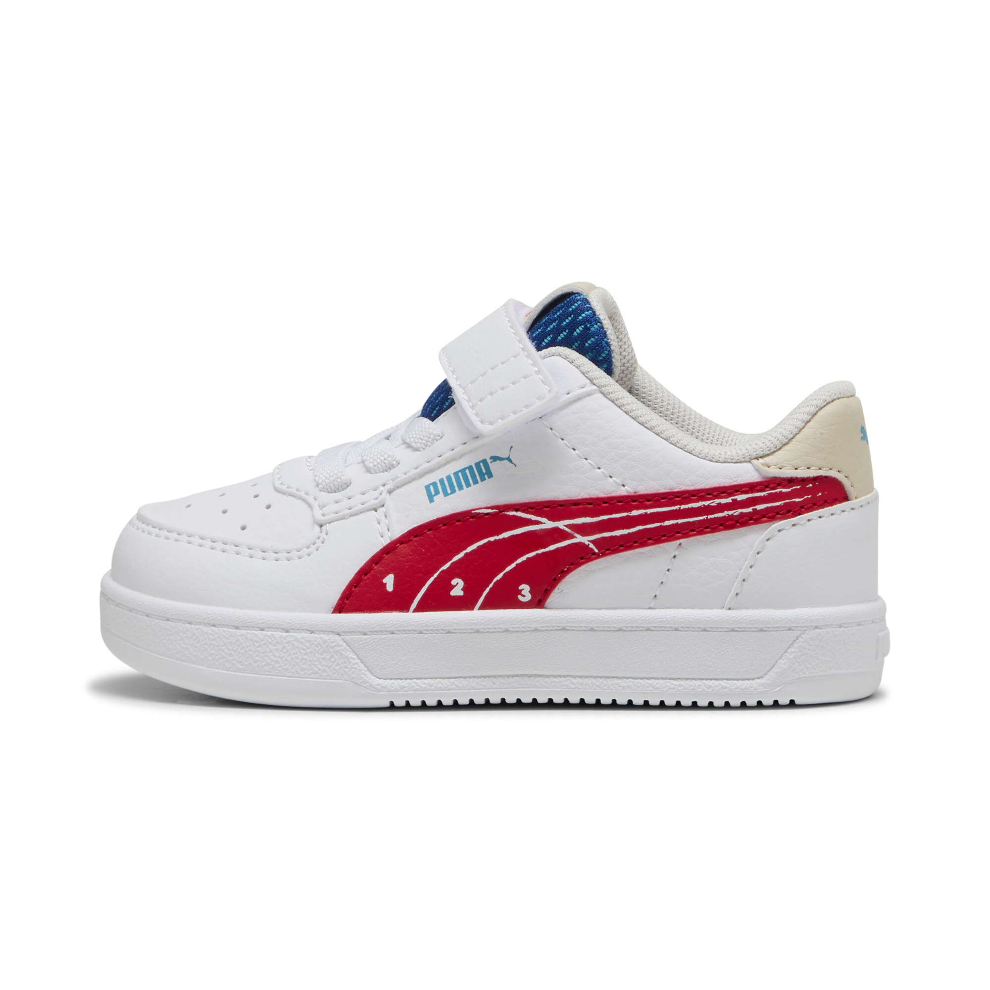 Puma Caven 2.0 Run Fun Sneakers Baby Schuhe | White/Red/Tropical Blue | Größe: 20